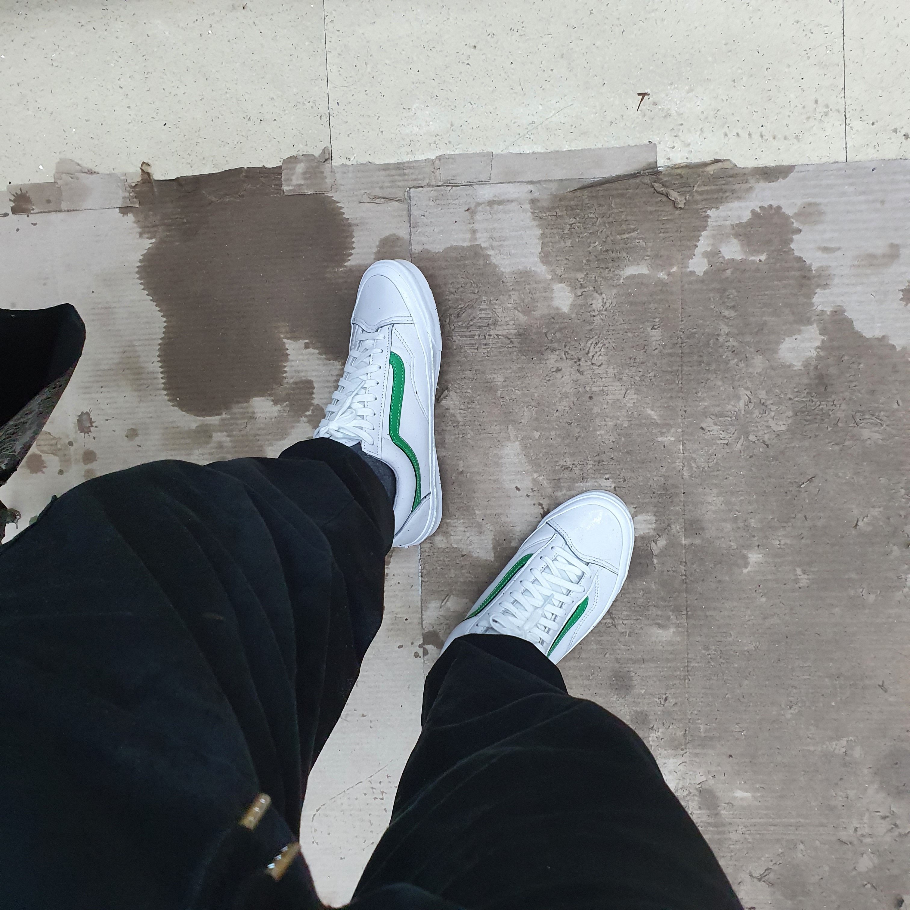 Vans Vault OG Style 36 LX Green 착용 스타일