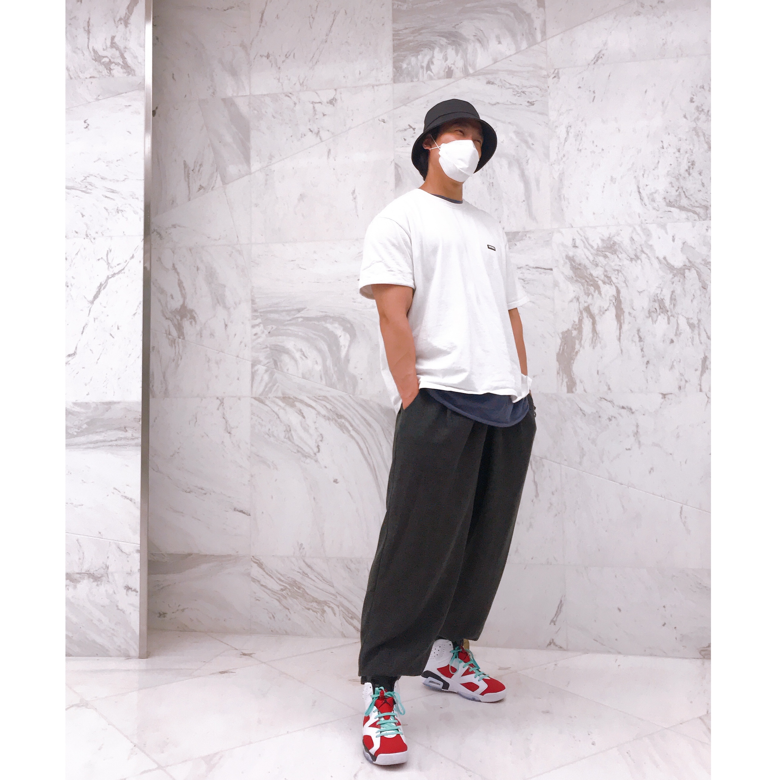 Jordan 6 Retro Carmine 2021 착용 스타일