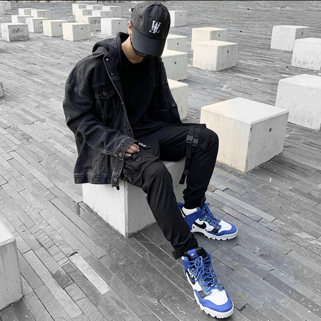 Nike x Undercover SFB Jungle Dunk White 착용 스타일