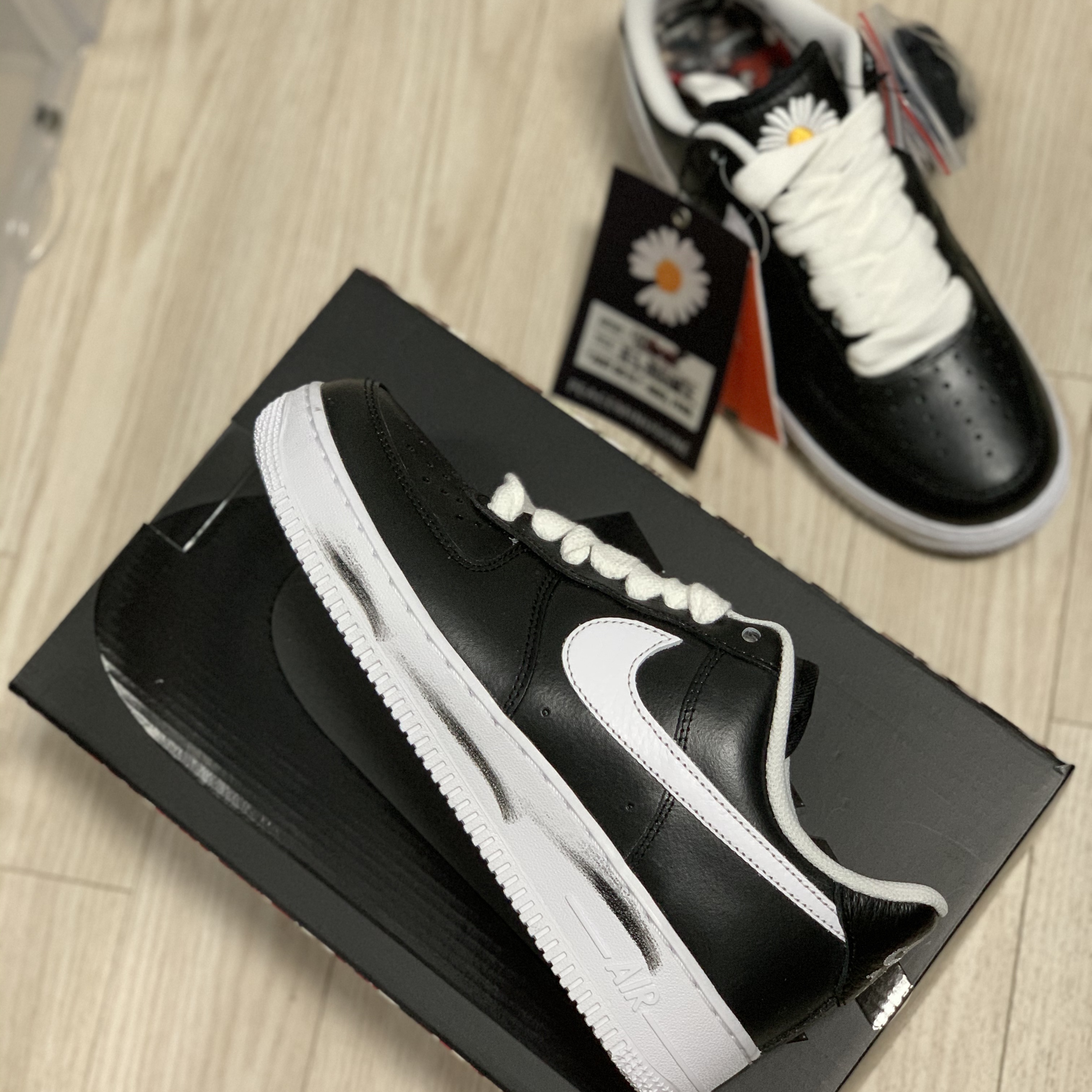 Nike x Peaceminusone Air Force 1 Low Para-Noise 착용 스타일 - 4