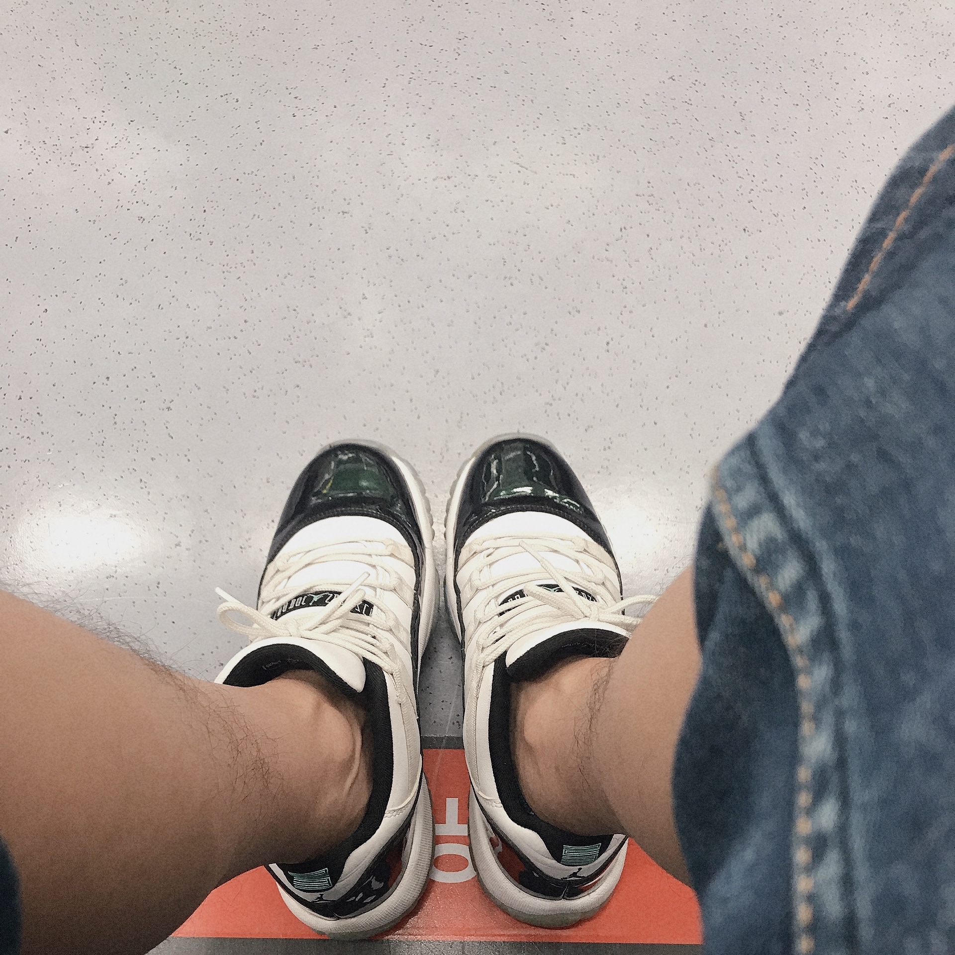 (GS) Jordan 11 Retro Low Iridescent 착용 스타일
