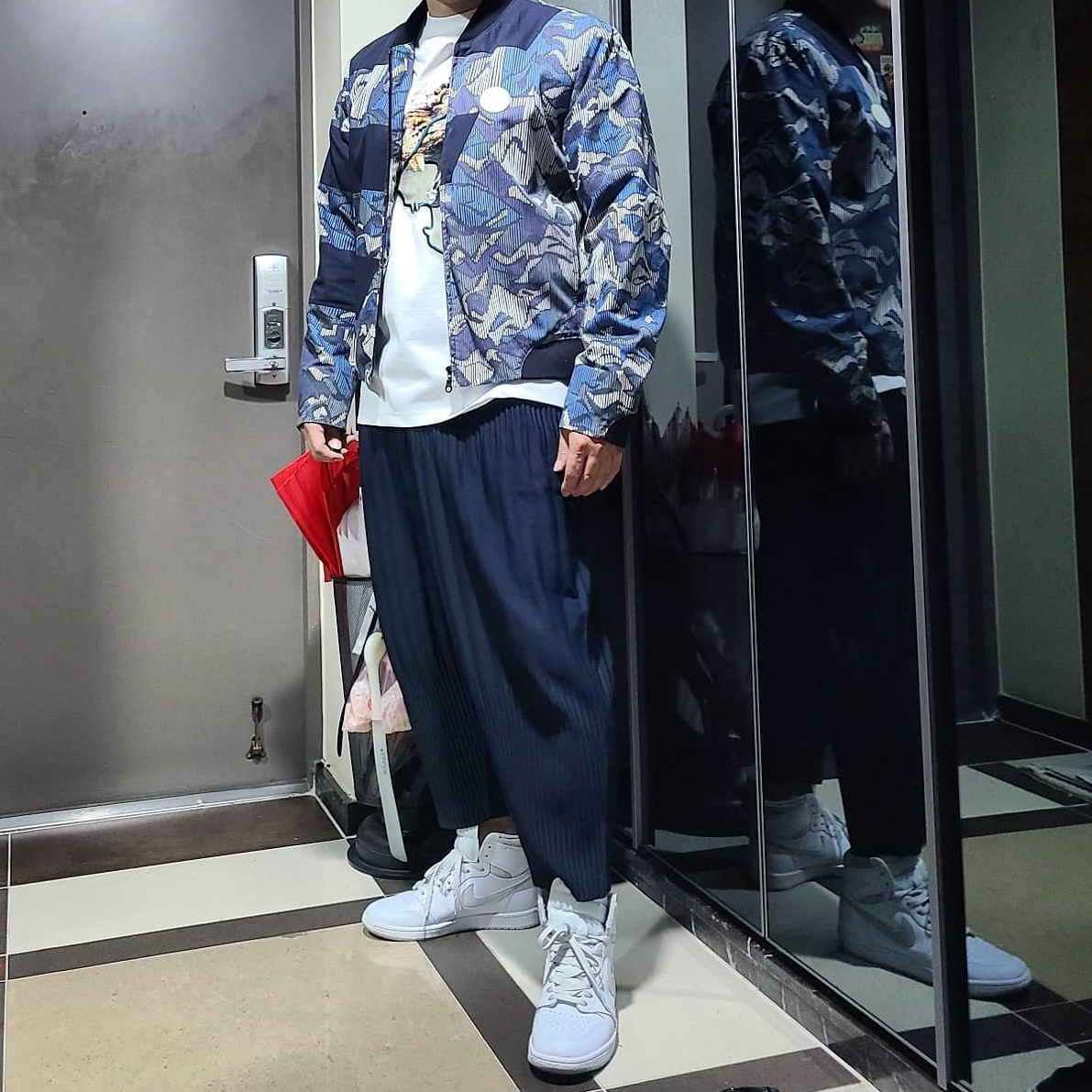 Jordan 1 High 85 Neutral Grey 착용 스타일 - 1