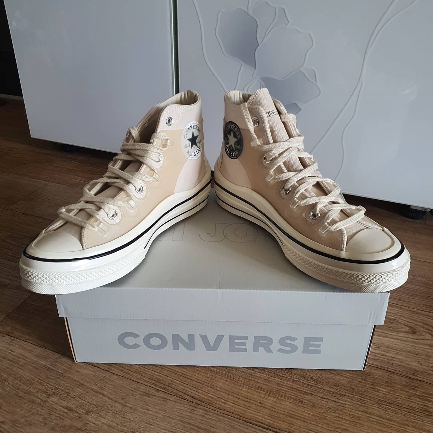 Converse x Kim Jones Chuck 70 Utility Wave High Natural Ivory 착용 스타일 - 3