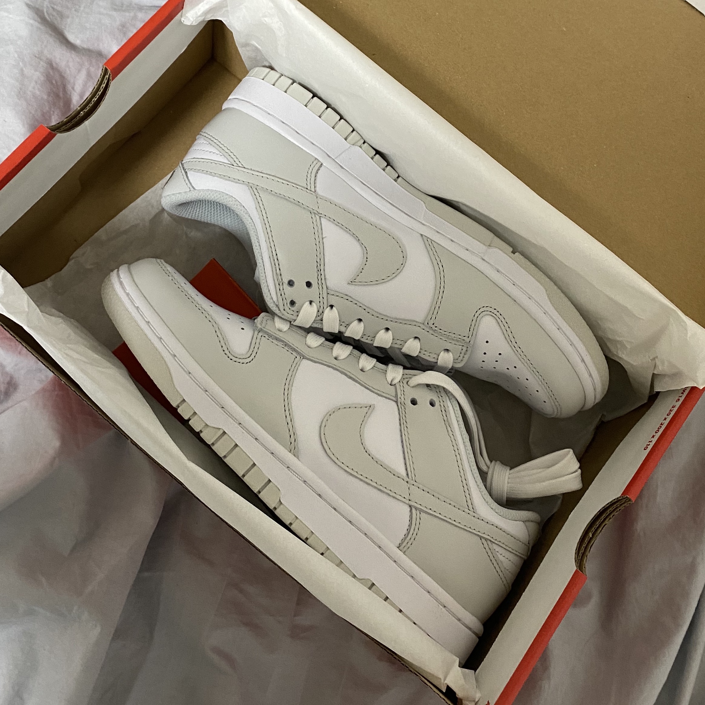 (W) Nike Dunk Low Photon Dust 착용 스타일