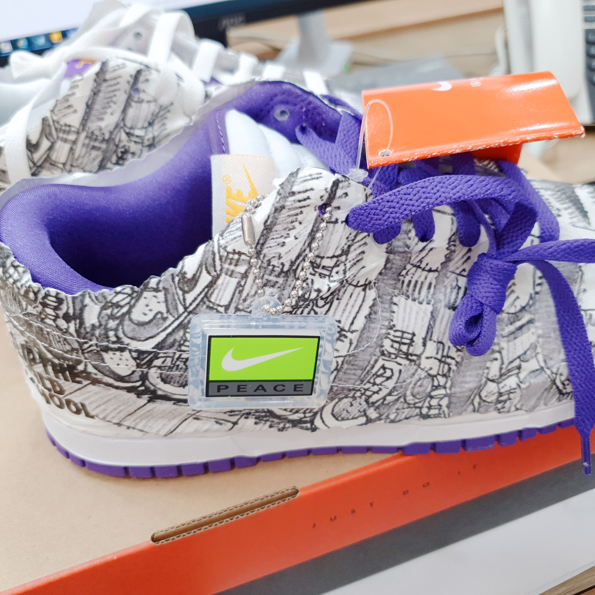 (W) Nike Dunk Low SE Flip 착용 스타일 - 3