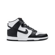 (W) Nike Dunk High Black and White