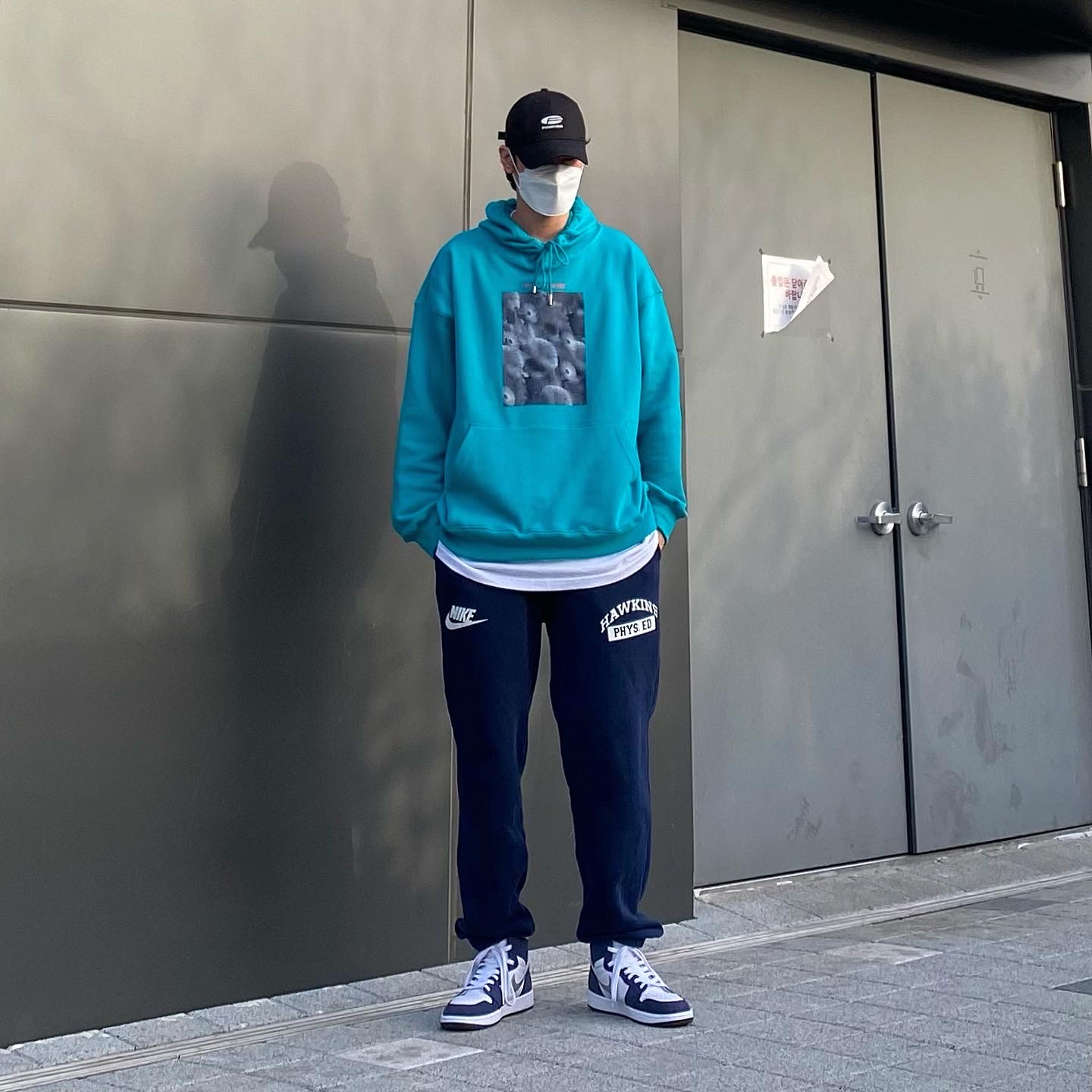 Jordan 1 Retro High OG CO.JP Midnight Navy 착용 스타일