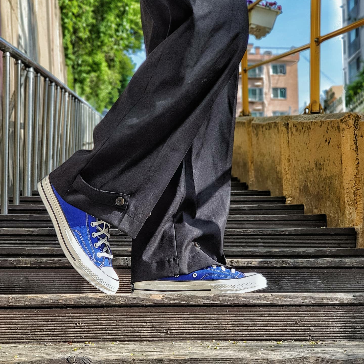 Converse Chuck 70 High Rush Blue 착용 스타일 - 3