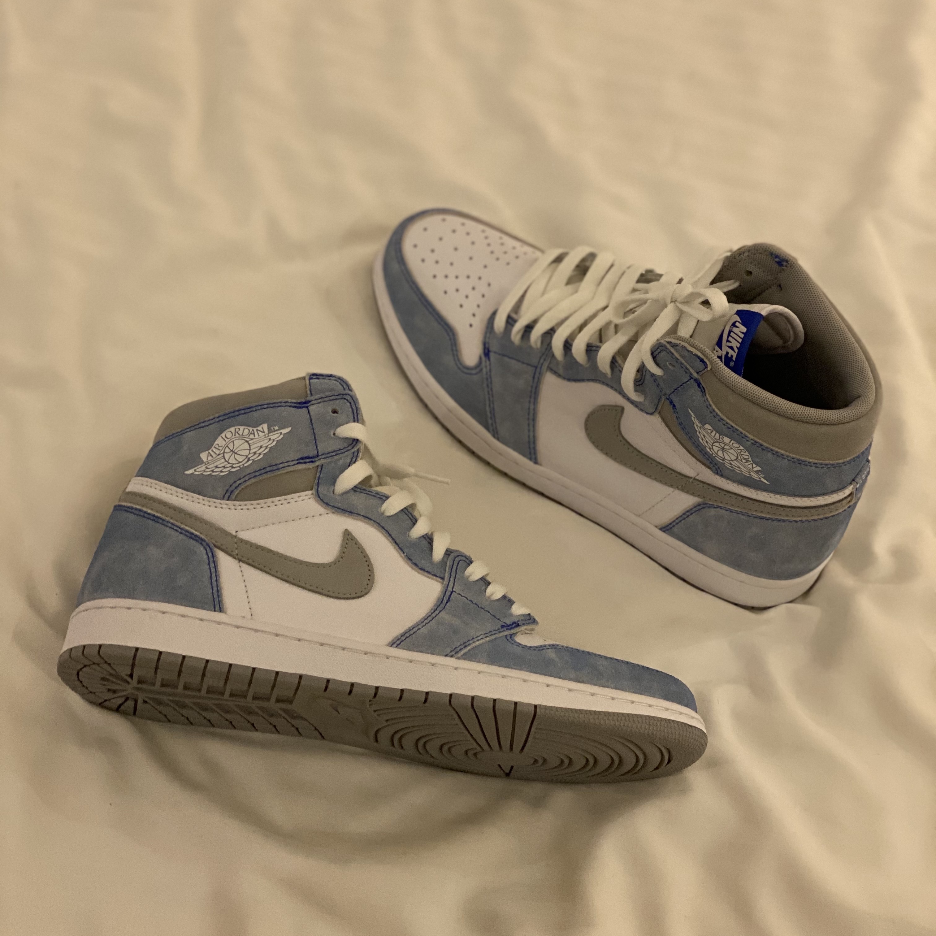 Jordan 1 Retro High OG Hyper Royal, (GS) Jordan 1 Retro High OG Hyper Royal 착용 스타일