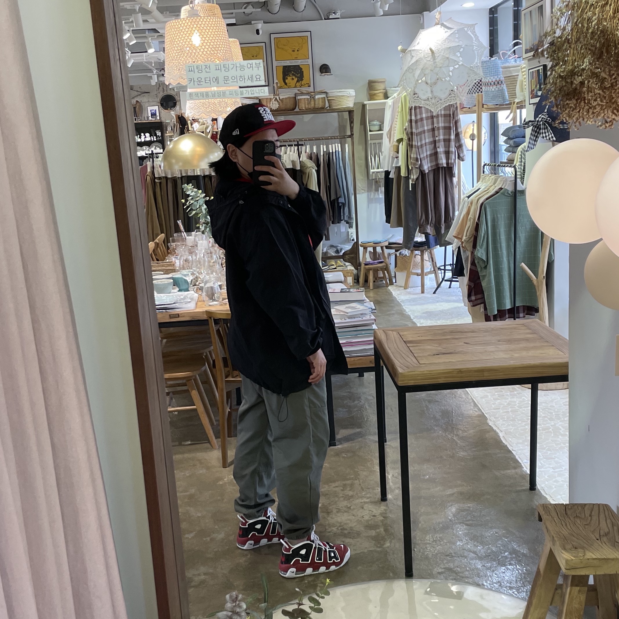 Nike Air More Uptempo 96 Bulls 2021 착용 스타일 - 2