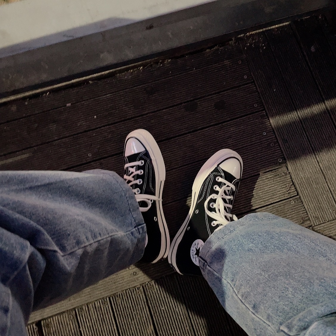 Converse Chuck 70 Hi Black 착용 스타일