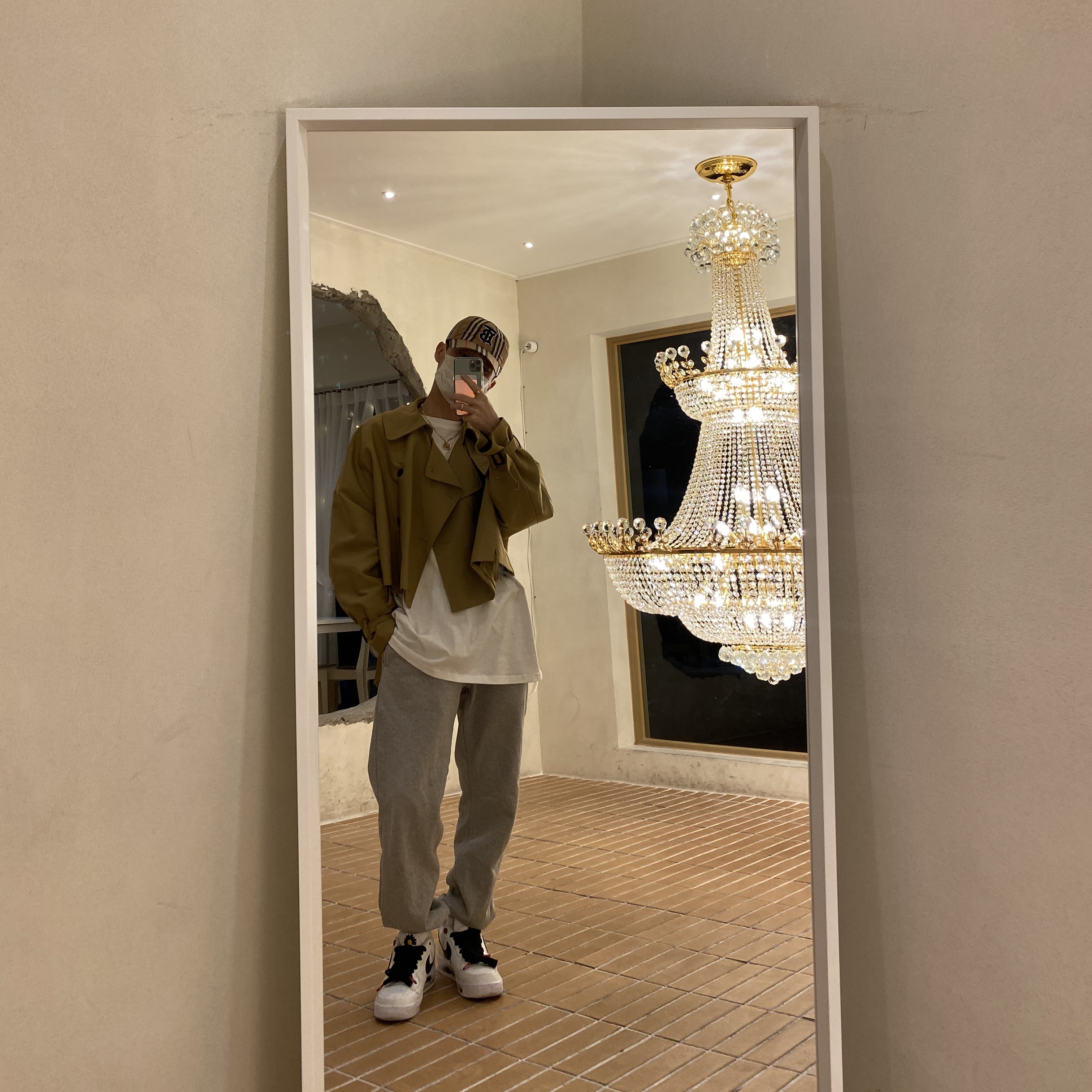 Nike x Peaceminusone Air Force 1 Low Para-Noise 2.0 착용 스타일