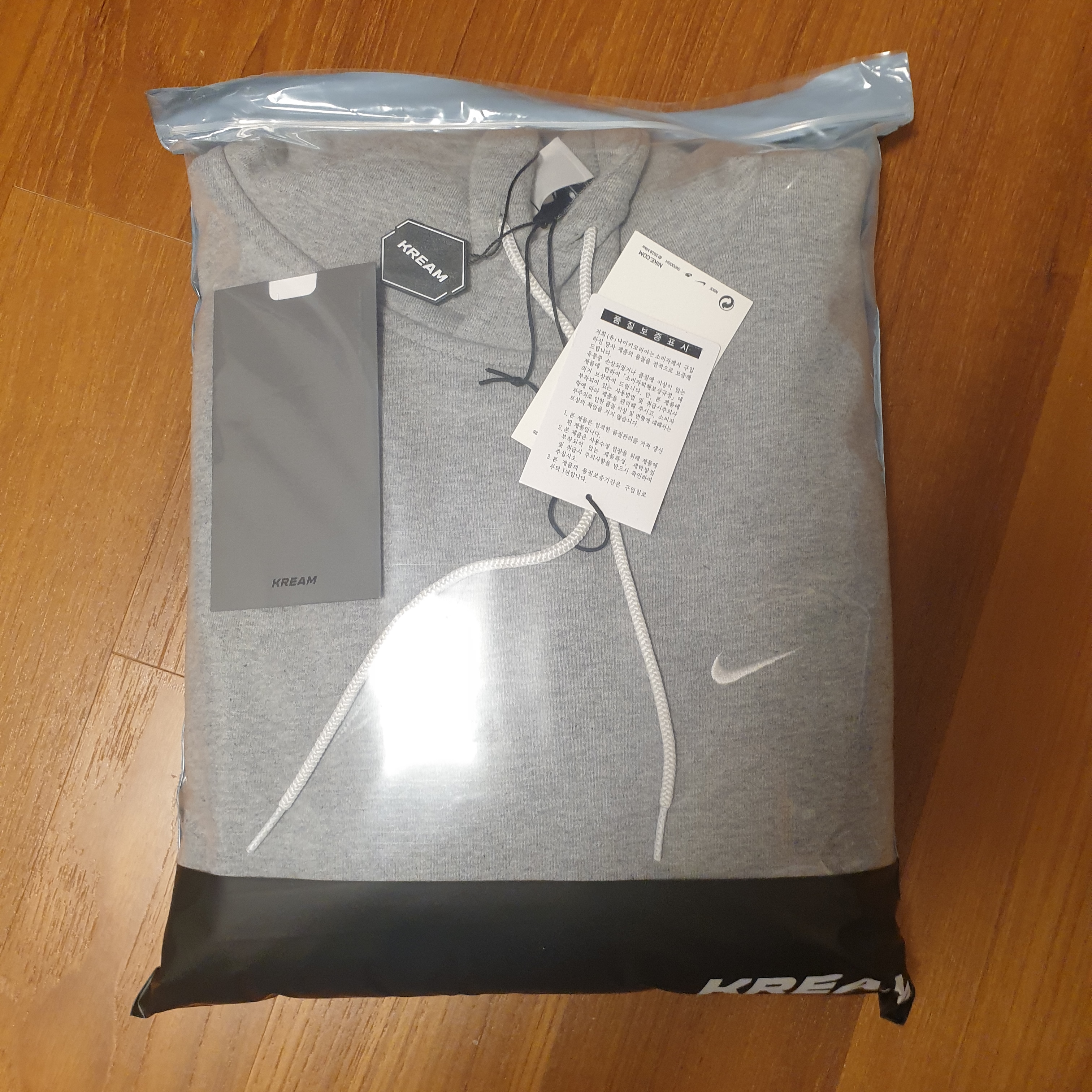Nike NRG Solo Swoosh Fleece Hoodie Dark Grey Heather - Asia 착용 스타일