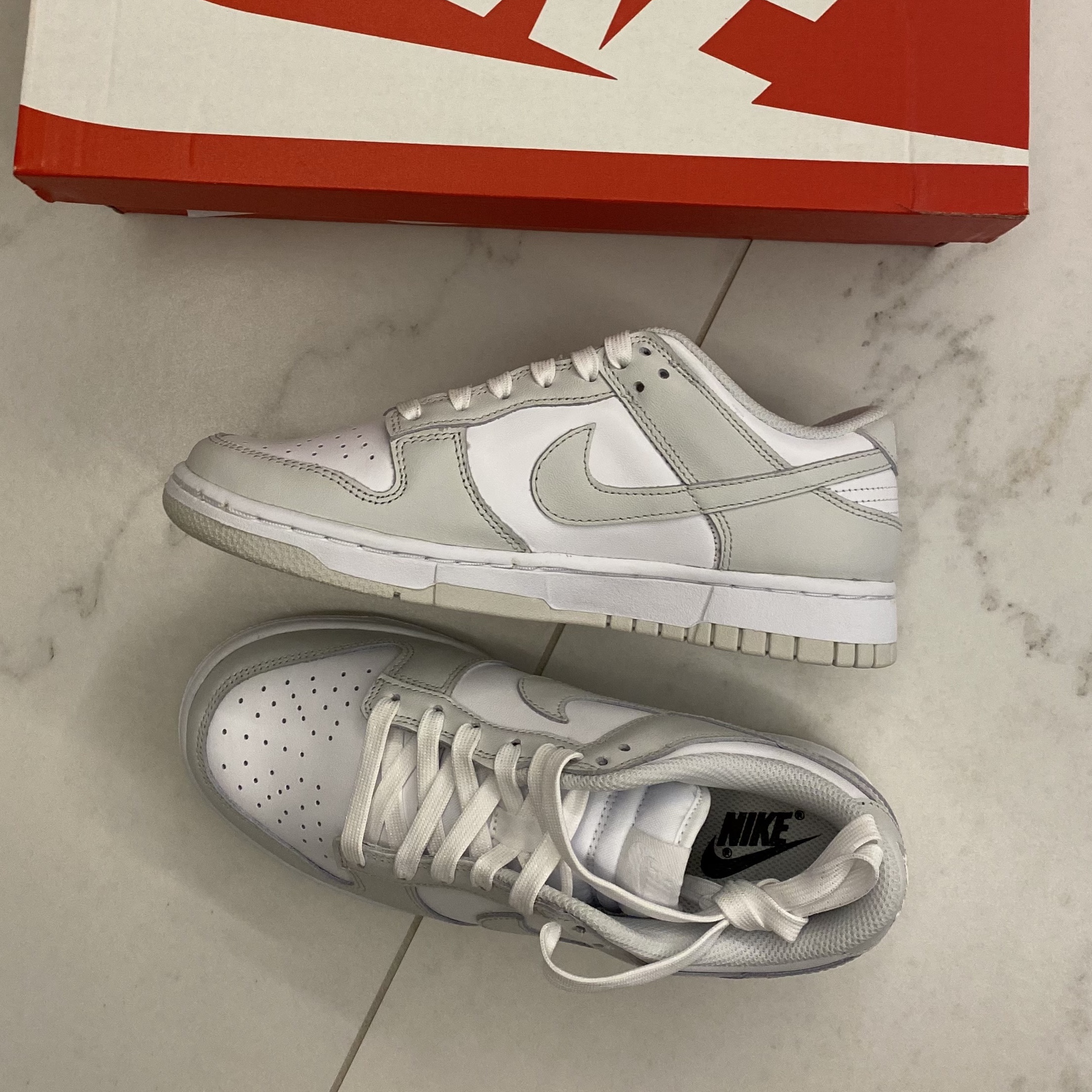 (W) Nike Dunk Low Photon Dust 착용 스타일