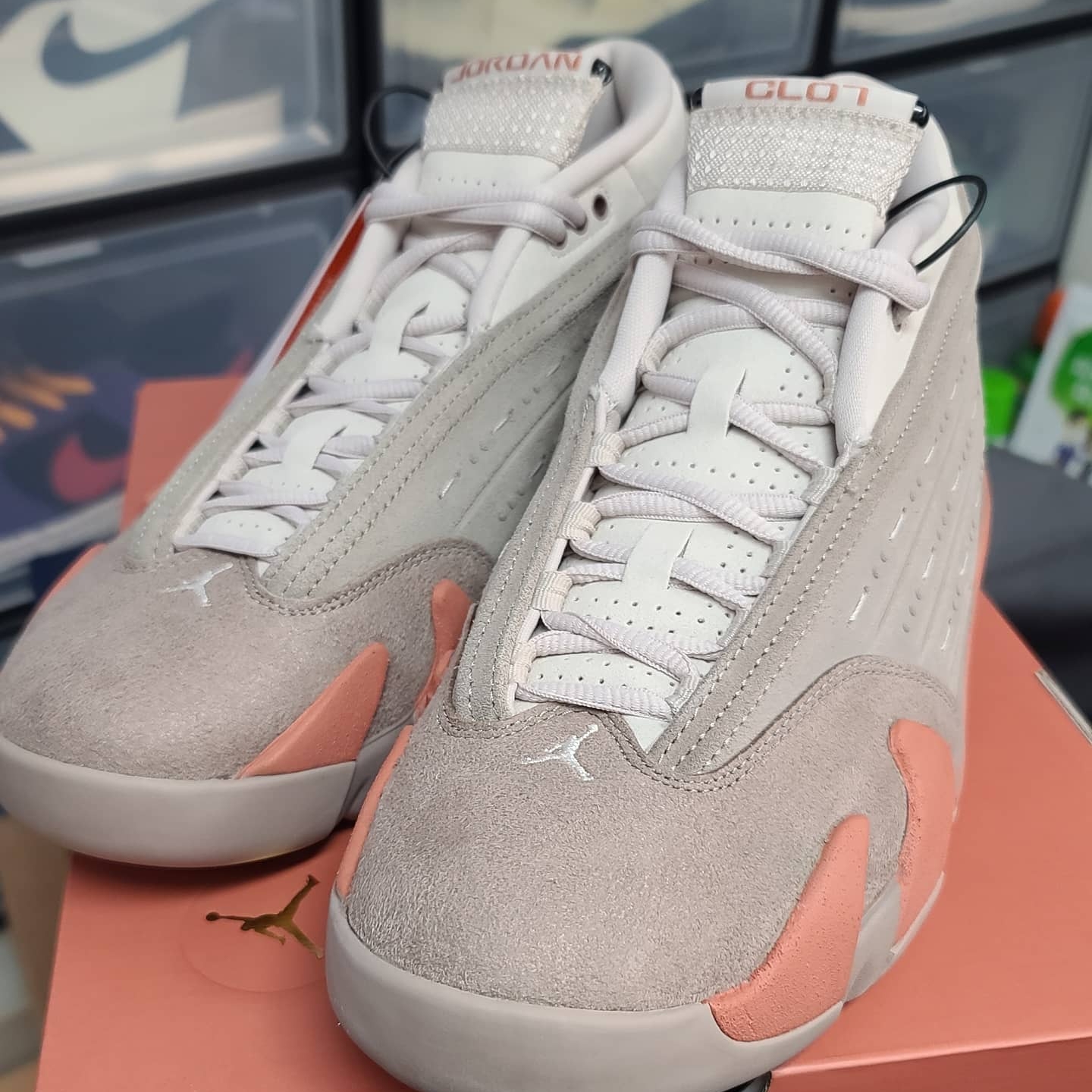 Jordan 14 x Clot Retro Low Terracotta 착용 스타일 - 1