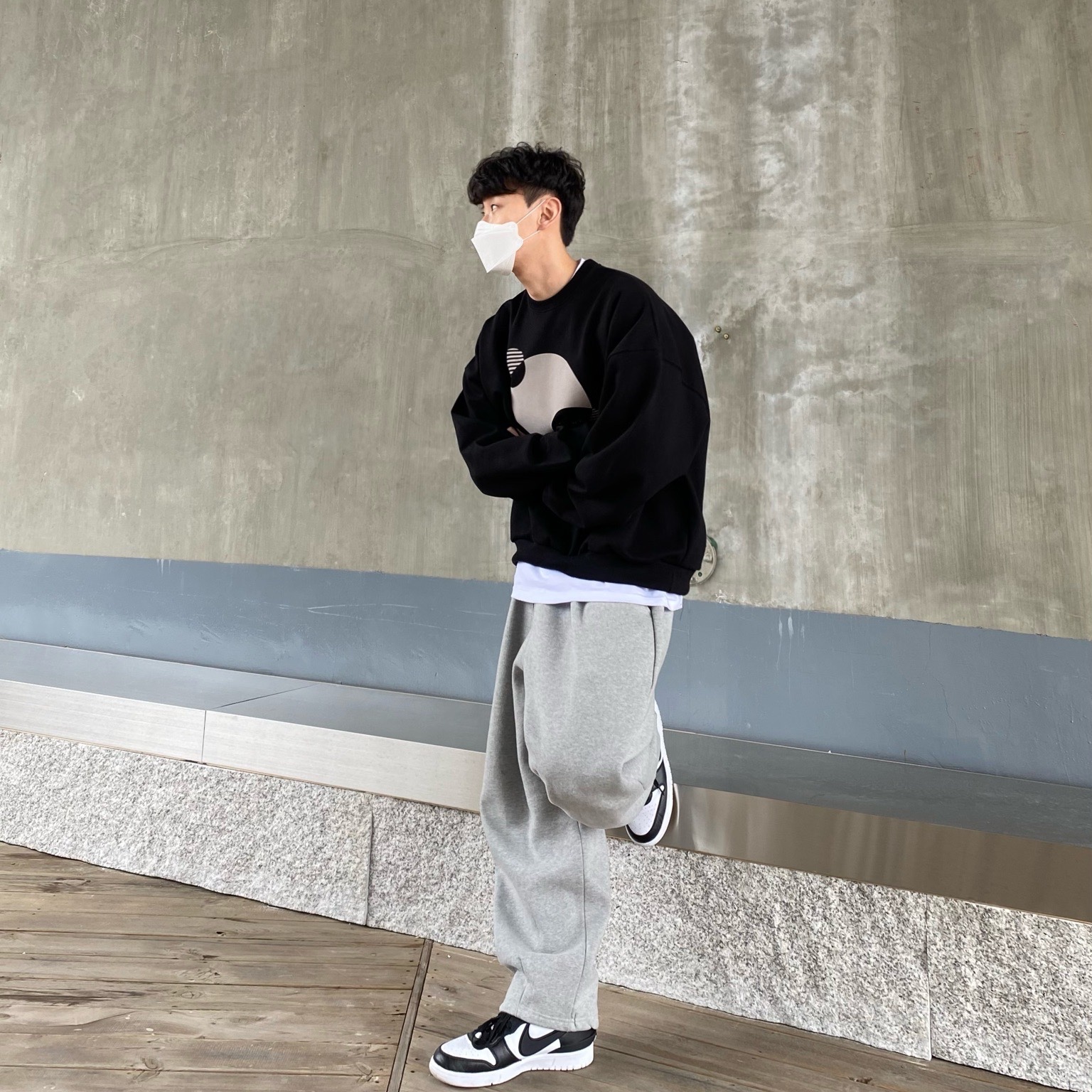 Nike x Ambush Dunk High Black 착용 스타일