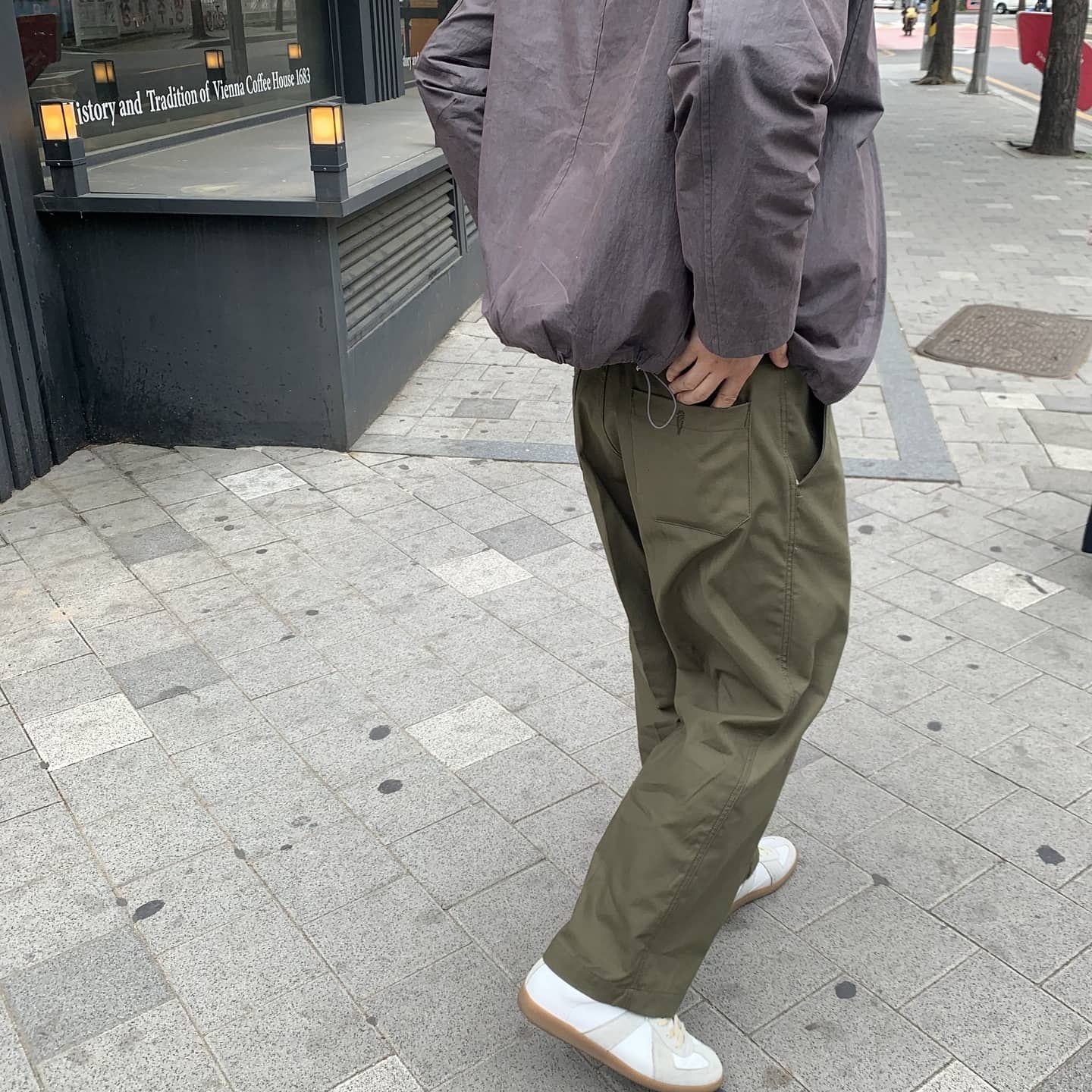 Maison Margiela Calfskin Replica Sneakers 착용 스타일 - 2