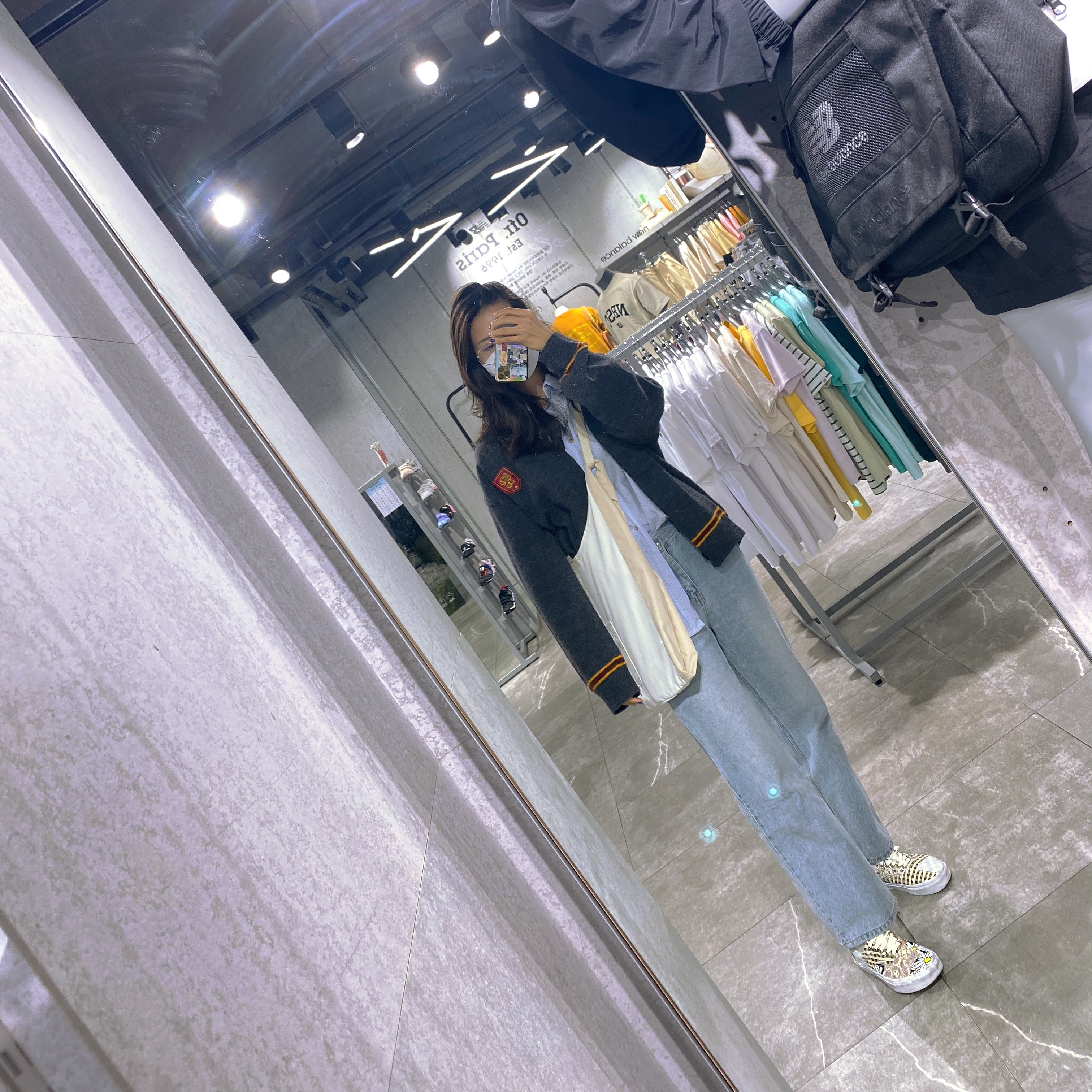 Vans Meadow Patchwork Era 착용 스타일