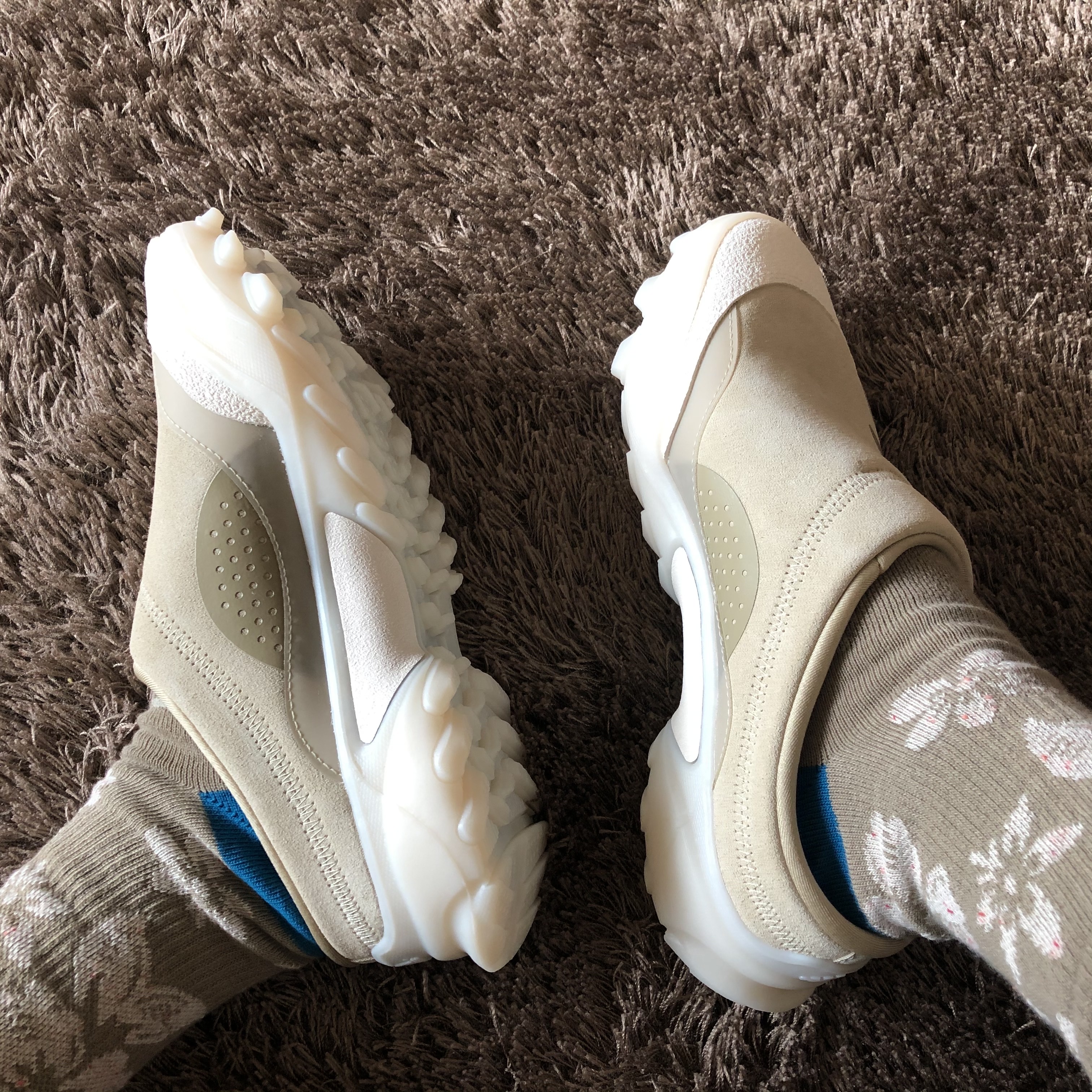 Adidas x 032c GSG Mule Simple Brown 착용 스타일 - 3