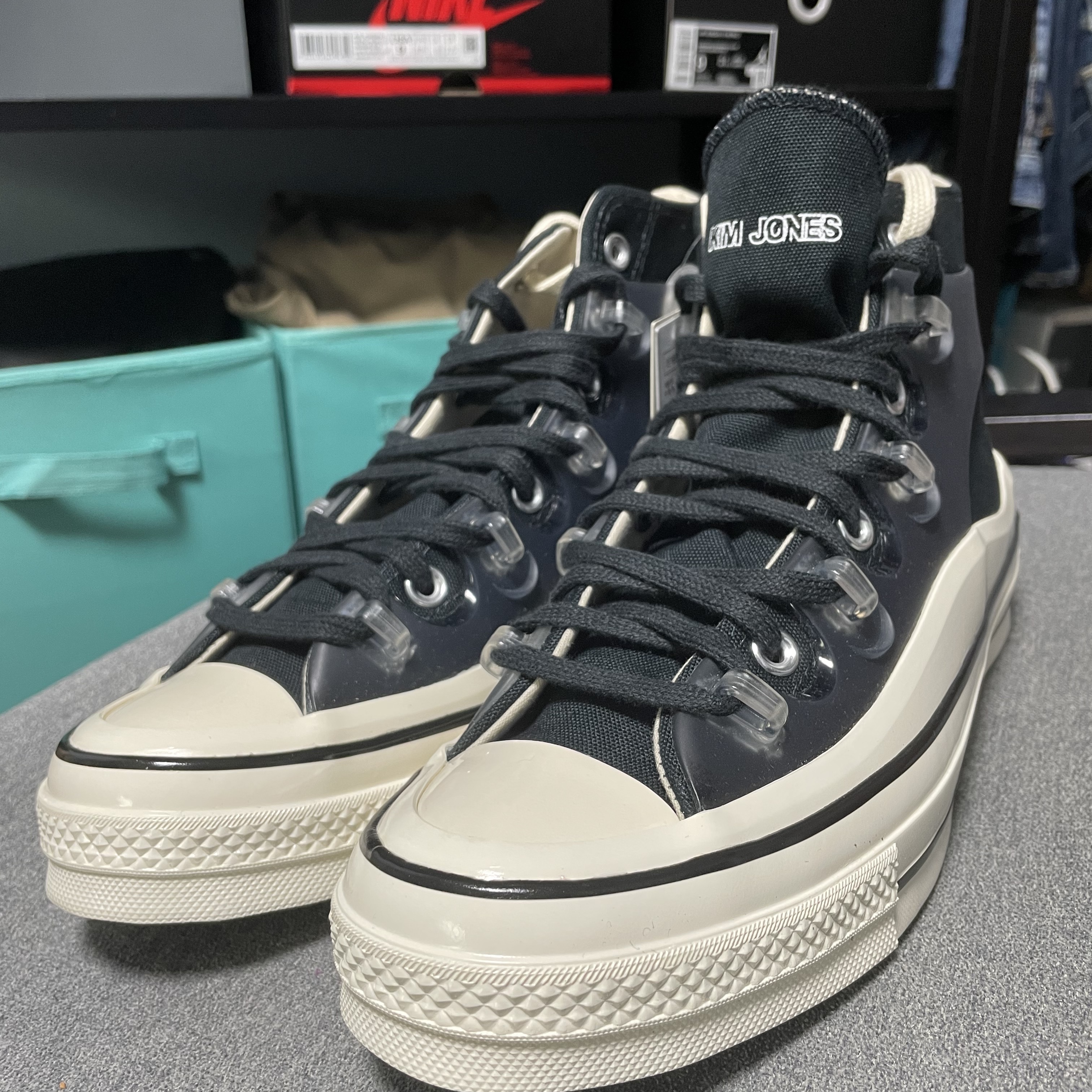 Converse x Kim Jones Chuck 70 Utility Wave High Black 착용 스타일