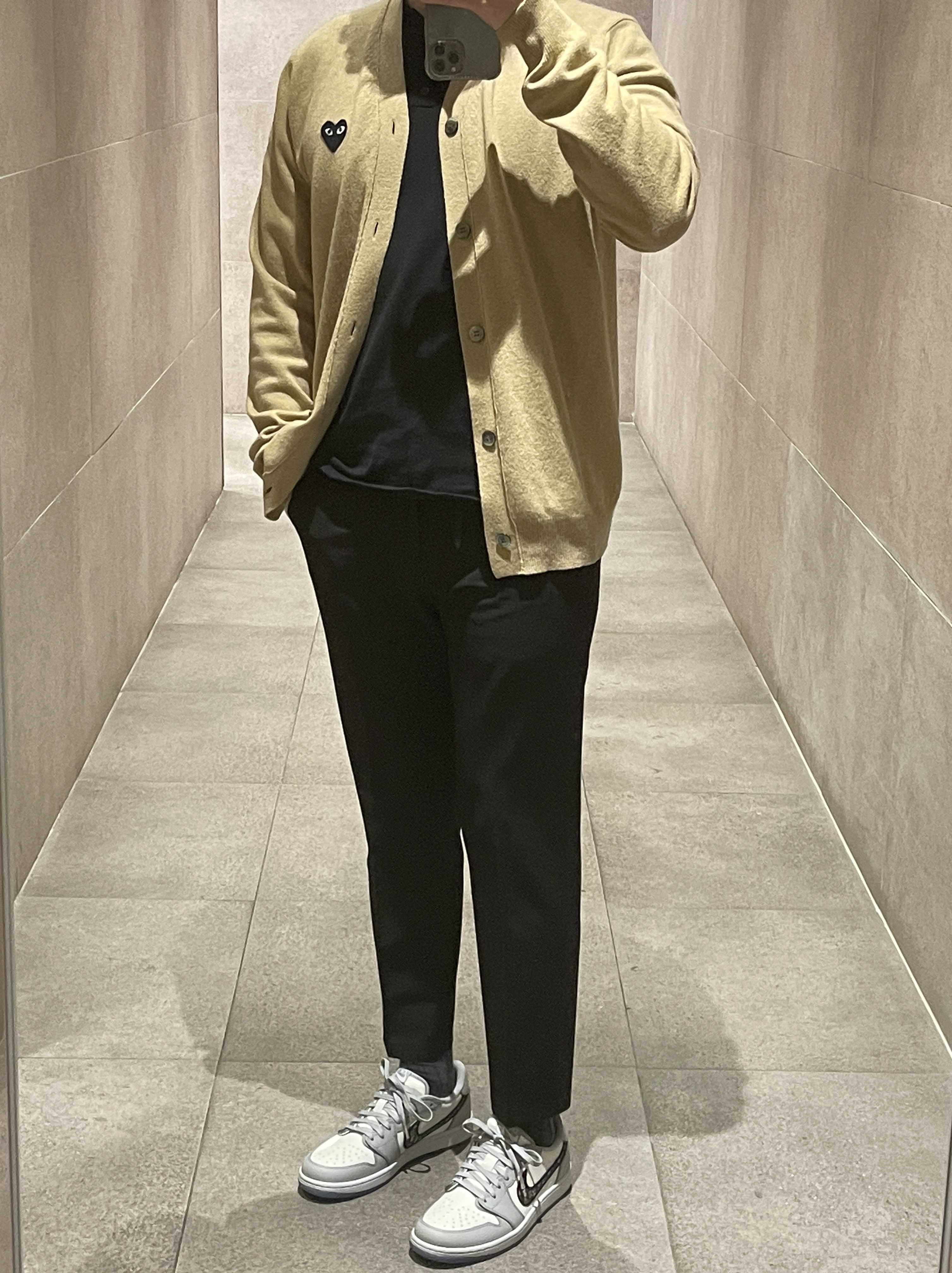 Jordan 1 x Dior Low OG 착용 스타일 - 1
