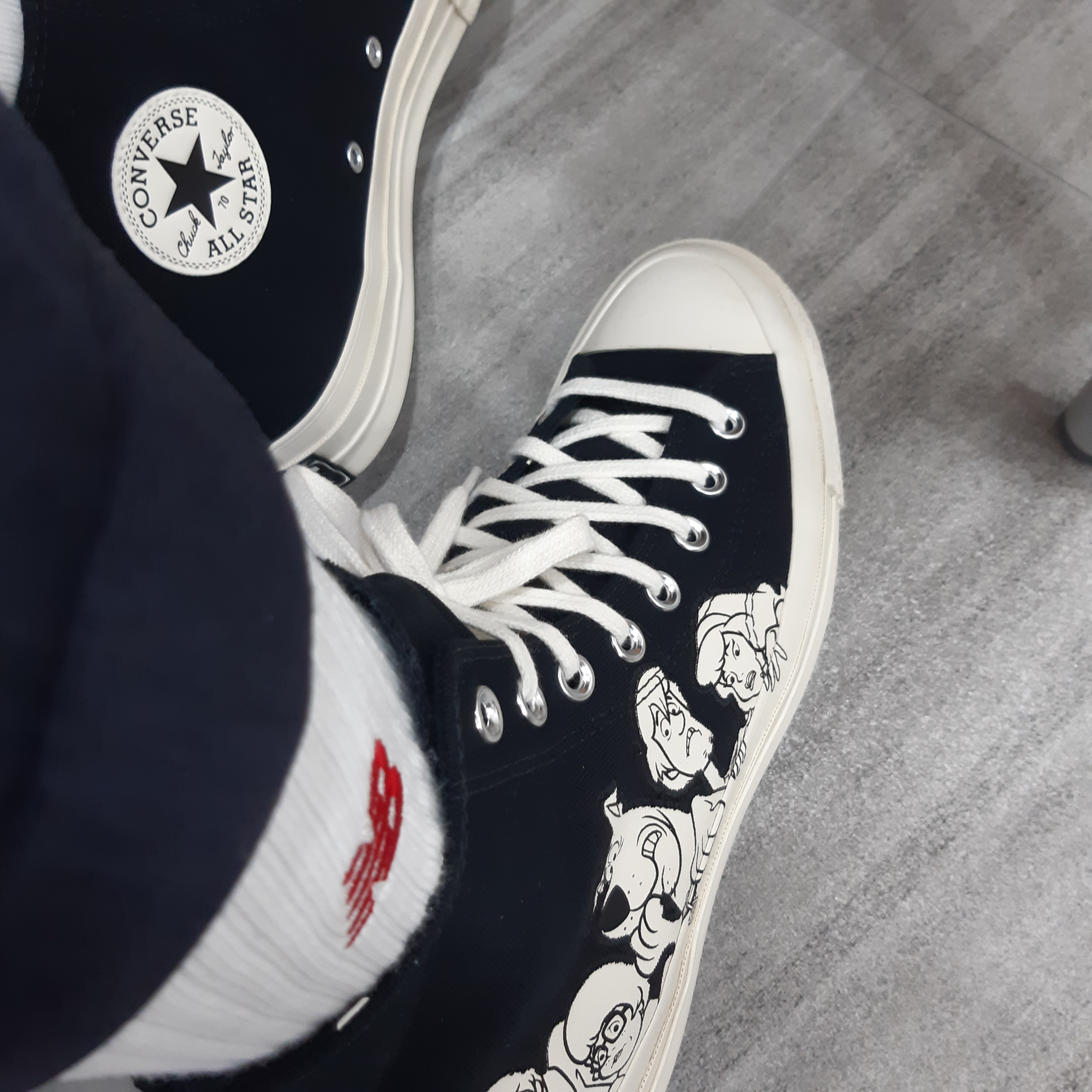 Converse x Scooby-Doo Chuck 70 High - Mystery Solving Gang 착용 스타일 - 1