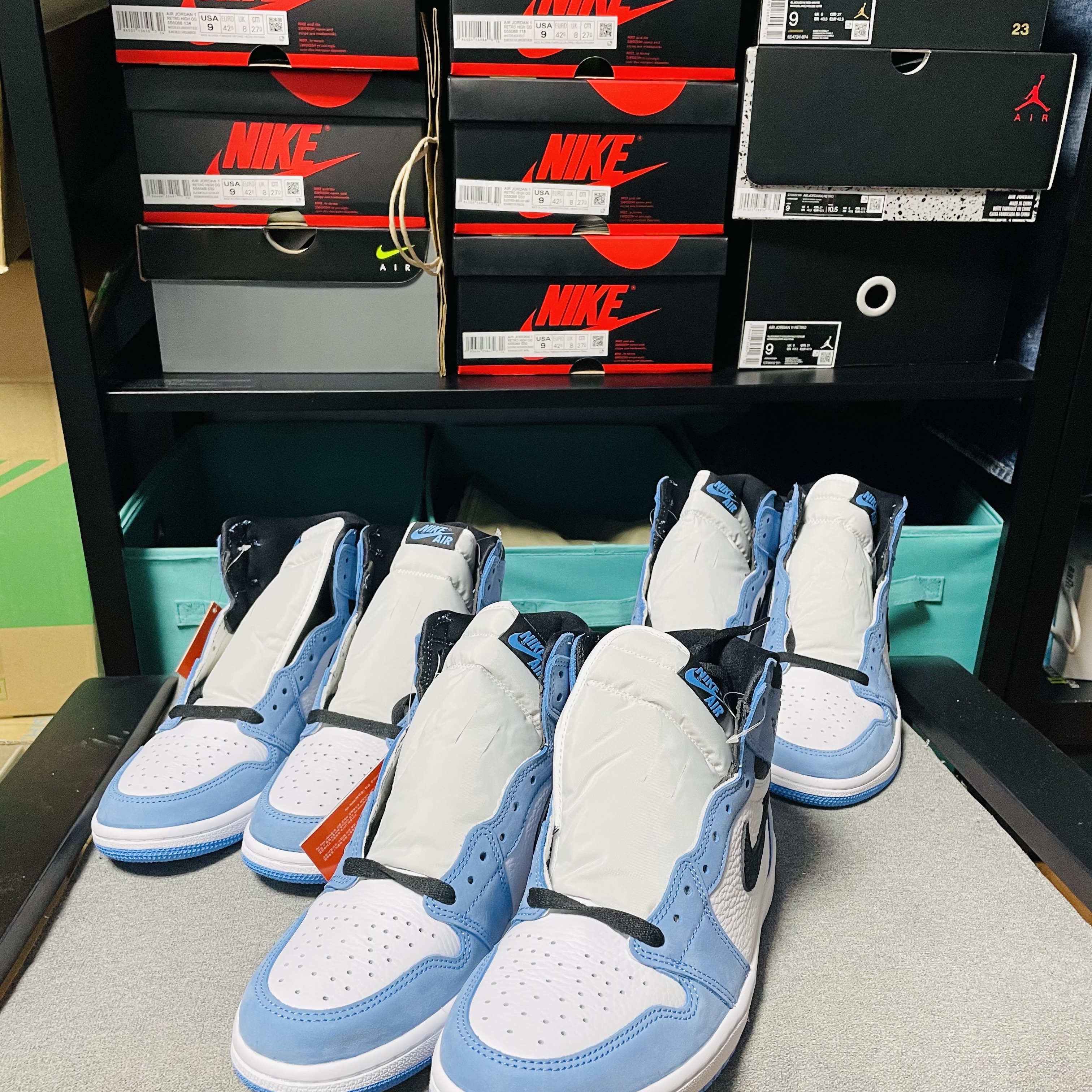 Jordan 1 Retro High OG University Blue 착용 스타일