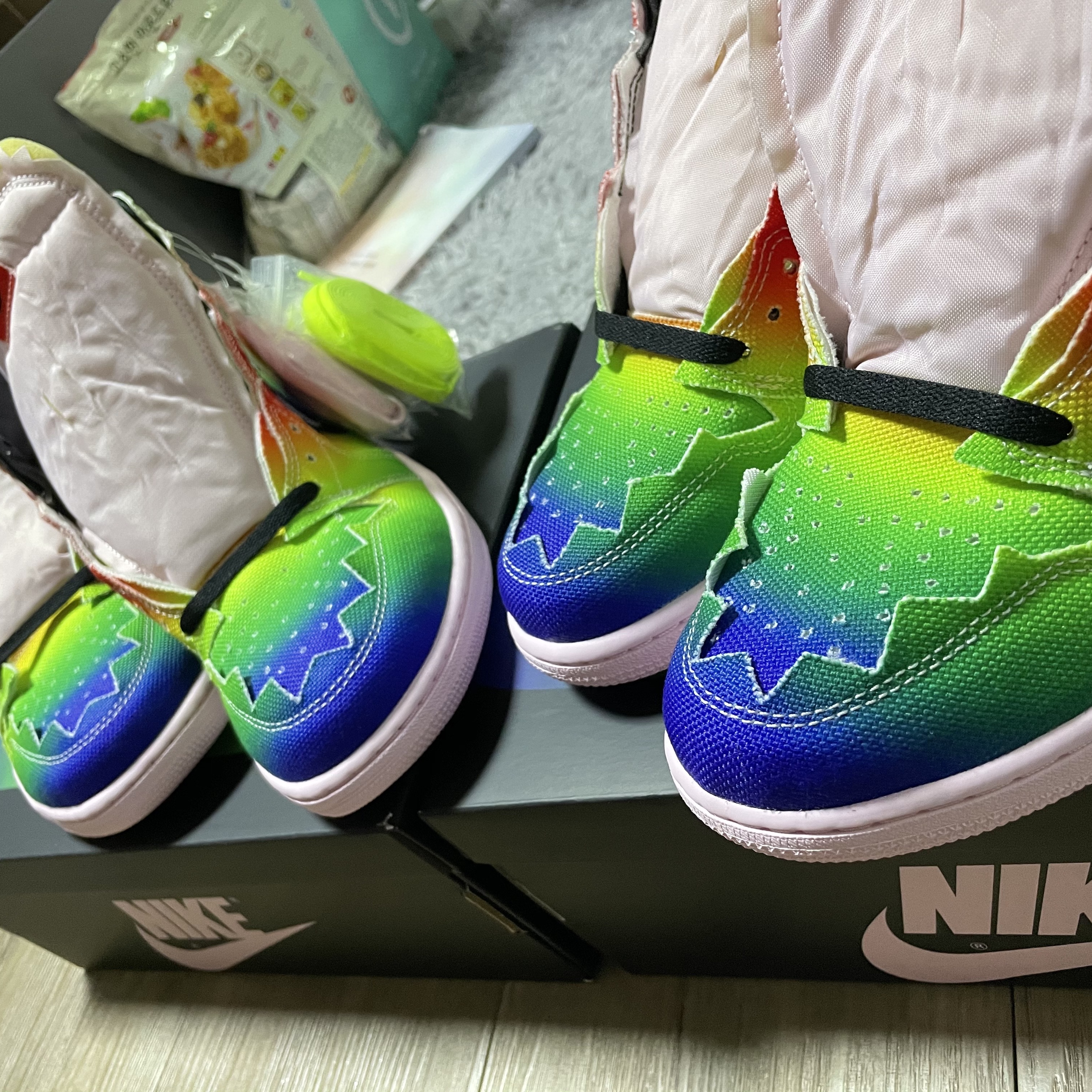 Jordan 1 x J Balvin Retro High OG 착용 스타일 - 3