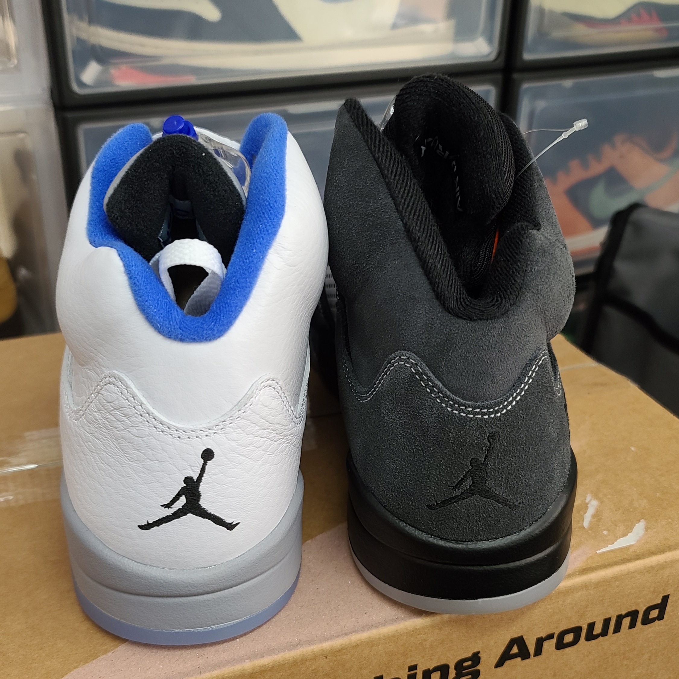 Jordan 5 Retro Stealth 2.0, Jordan 5 Retro Anthracite 착용 스타일 - 2