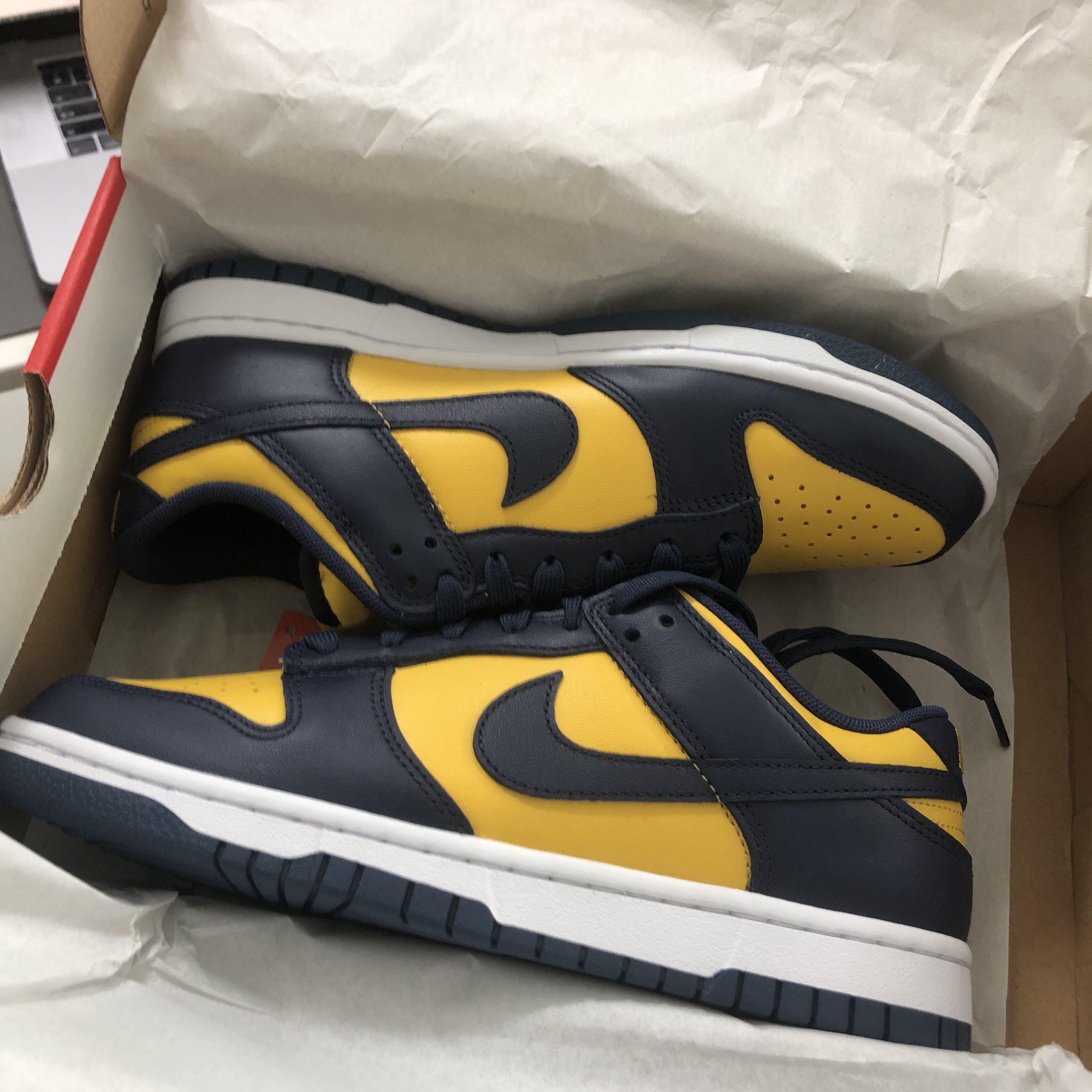 Nike Dunk Low Retro Varsity Maize 착용 스타일 - 2