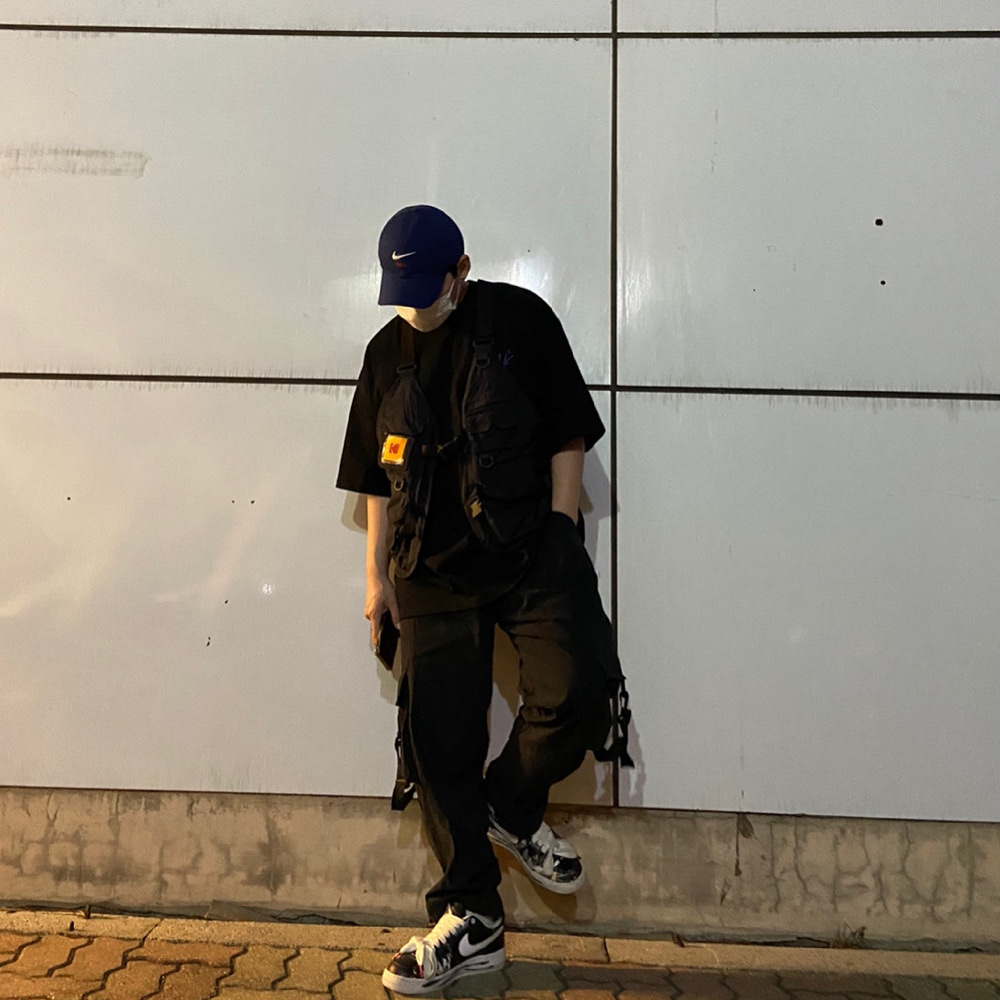 Nike x Peaceminusone Air Force 1 Low Para-Noise 착용 스타일