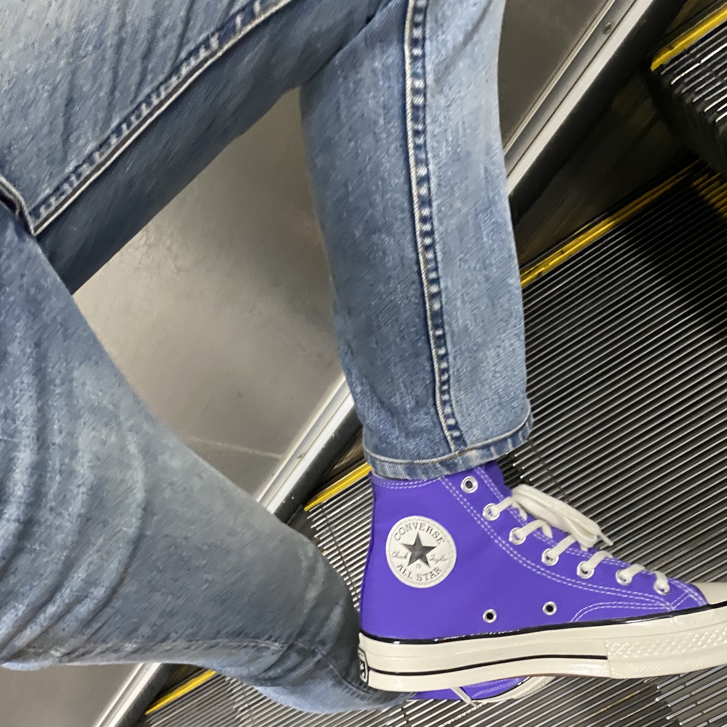 Converse Chuck 70 High Candy Grape 착용 스타일