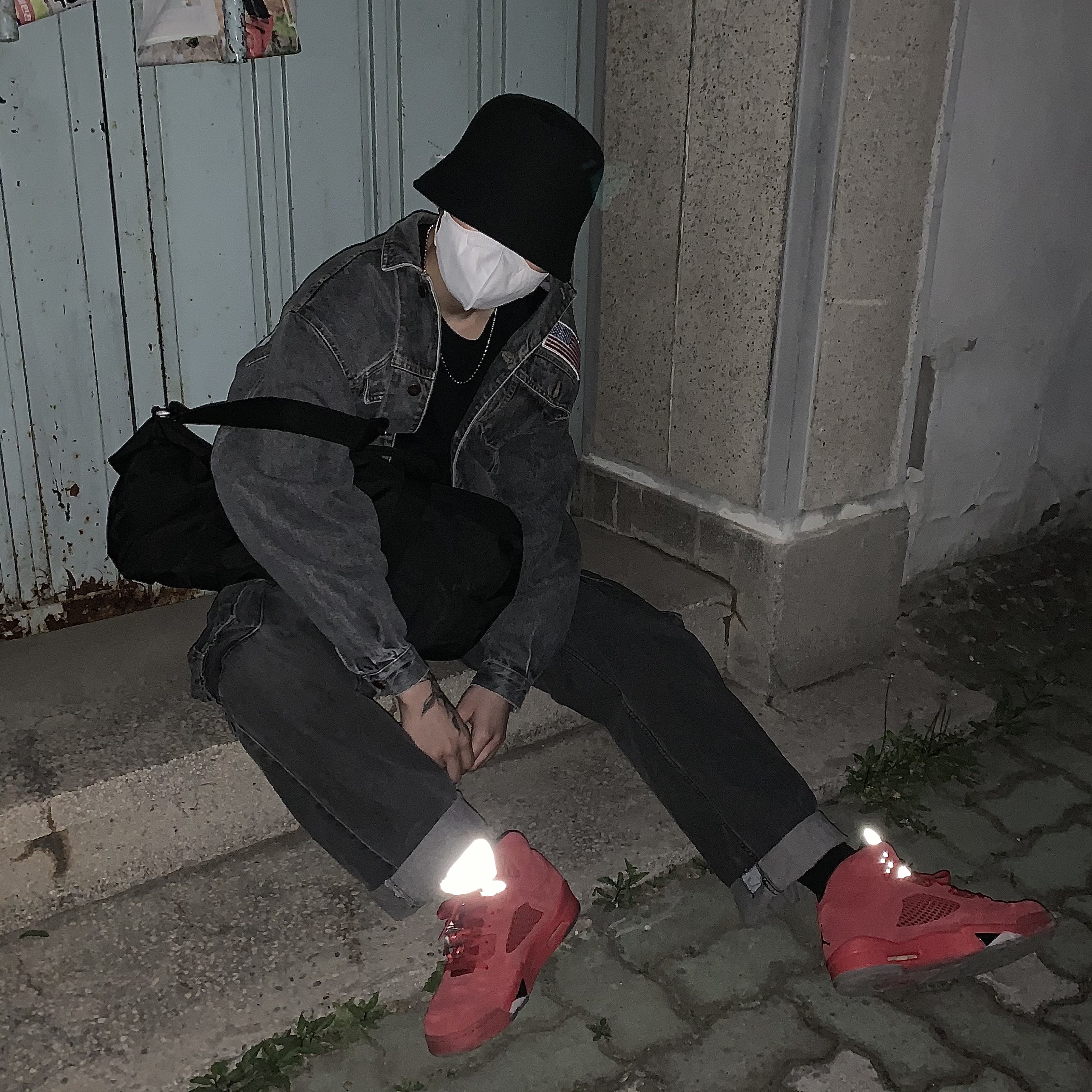 Jordan 5 Retro Red Suede 착용 스타일