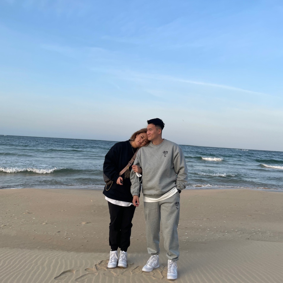 Nike x Stussy NRG ZR Fleece Pants Heather Grey - US/EU, Nike x Stussy NRG ZR Fleece Crewneck Heather Grey - US/EU 착용 스타일 - 1