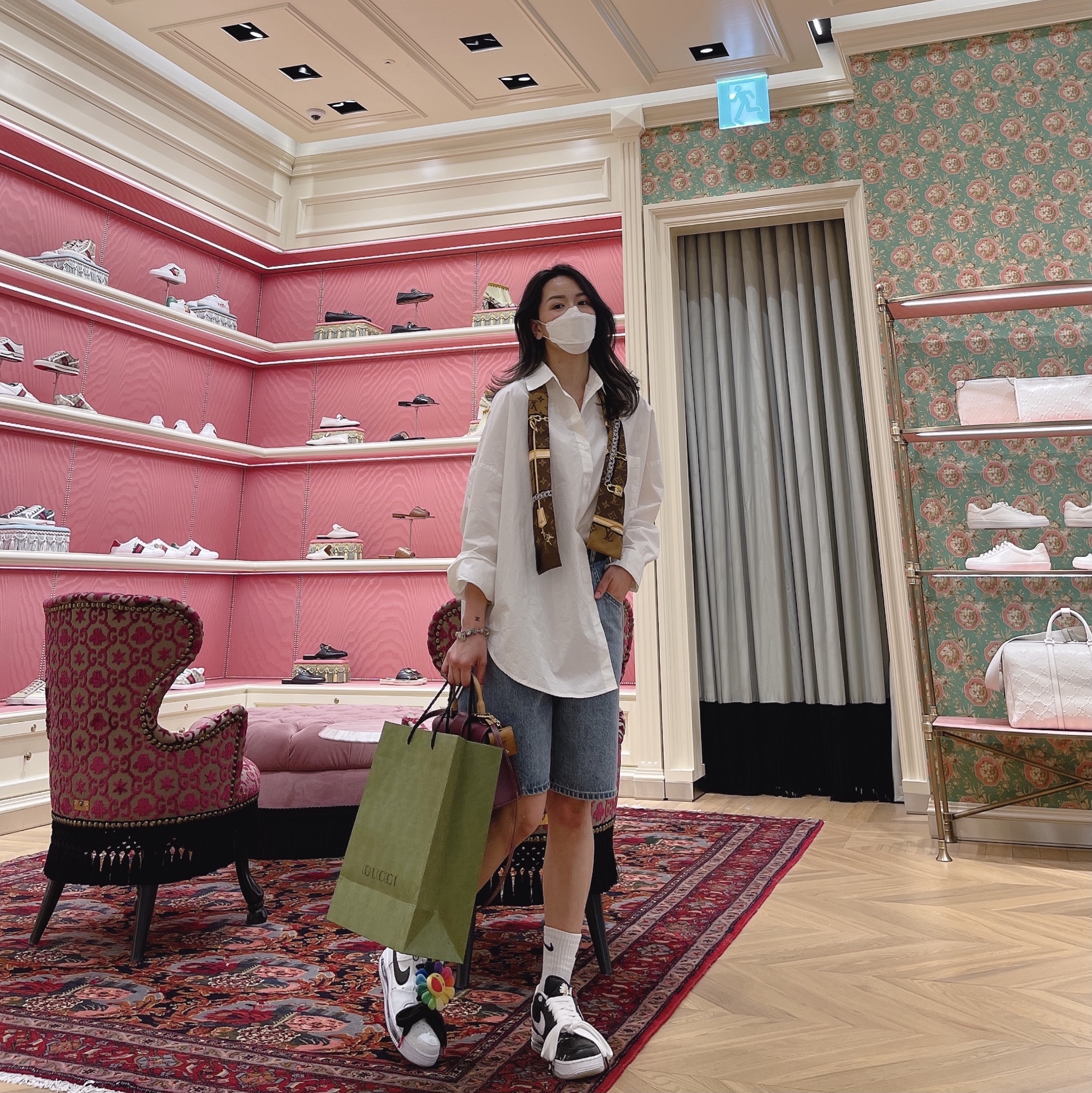 Nike x Peaceminusone Air Force 1 Low Para-Noise 2.0, Nike x Peaceminusone Air Force 1 Low Para-Noise 착용 스타일