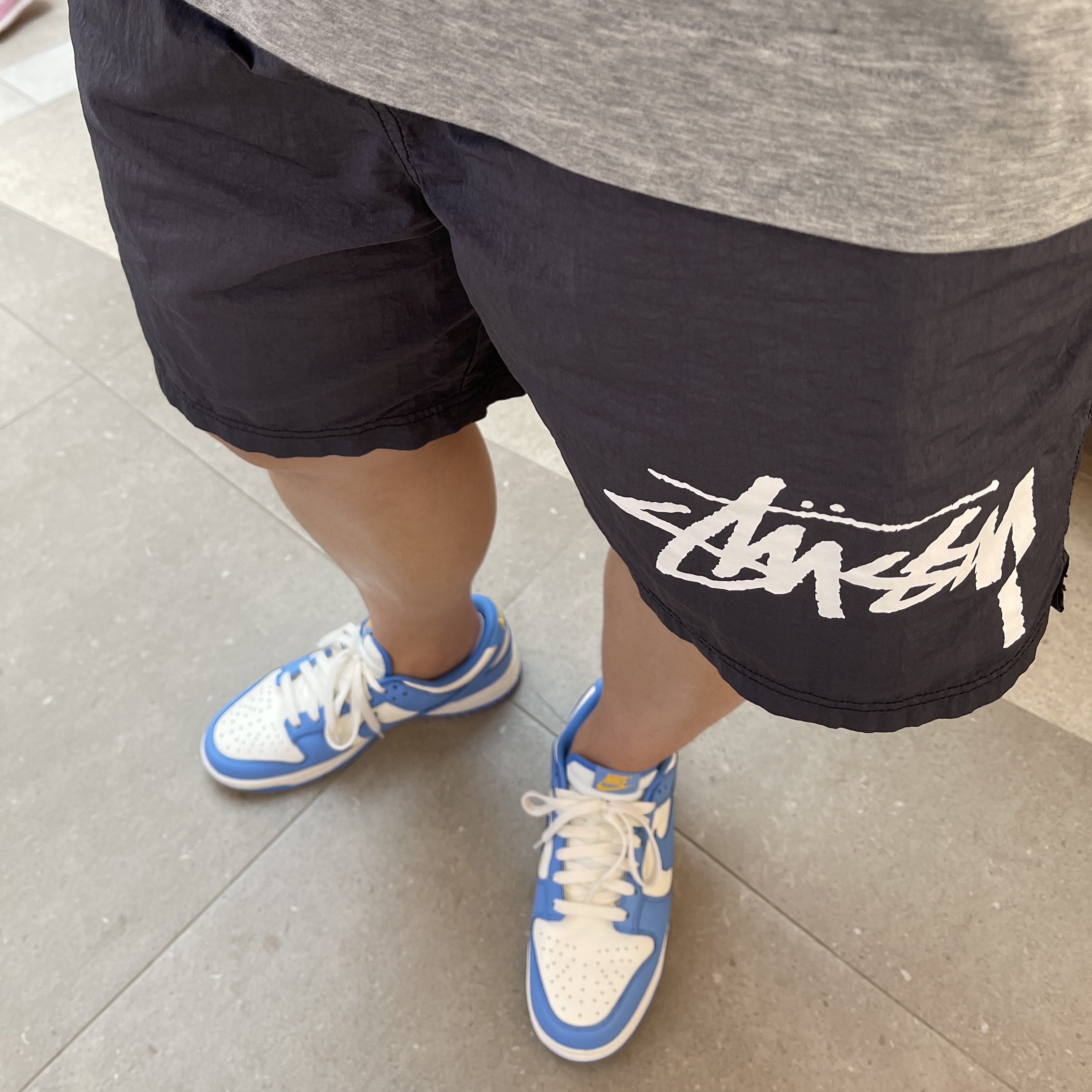 Nike x Stussy Water Shorts Off Noir, (W) Nike Dunk Low Coast 착용 스타일