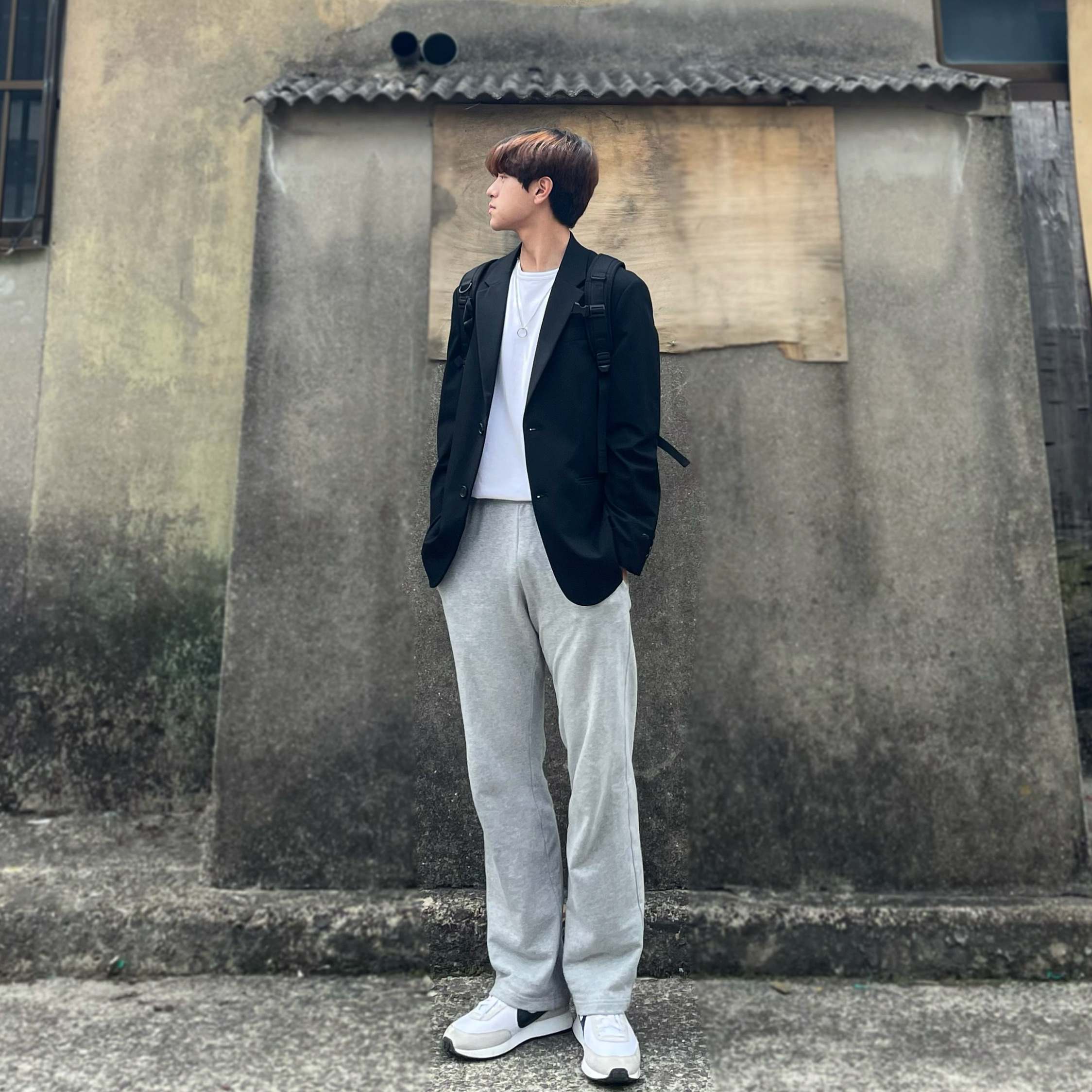 Nike Air Tailwind 79 White Phantom Black 착용 스타일