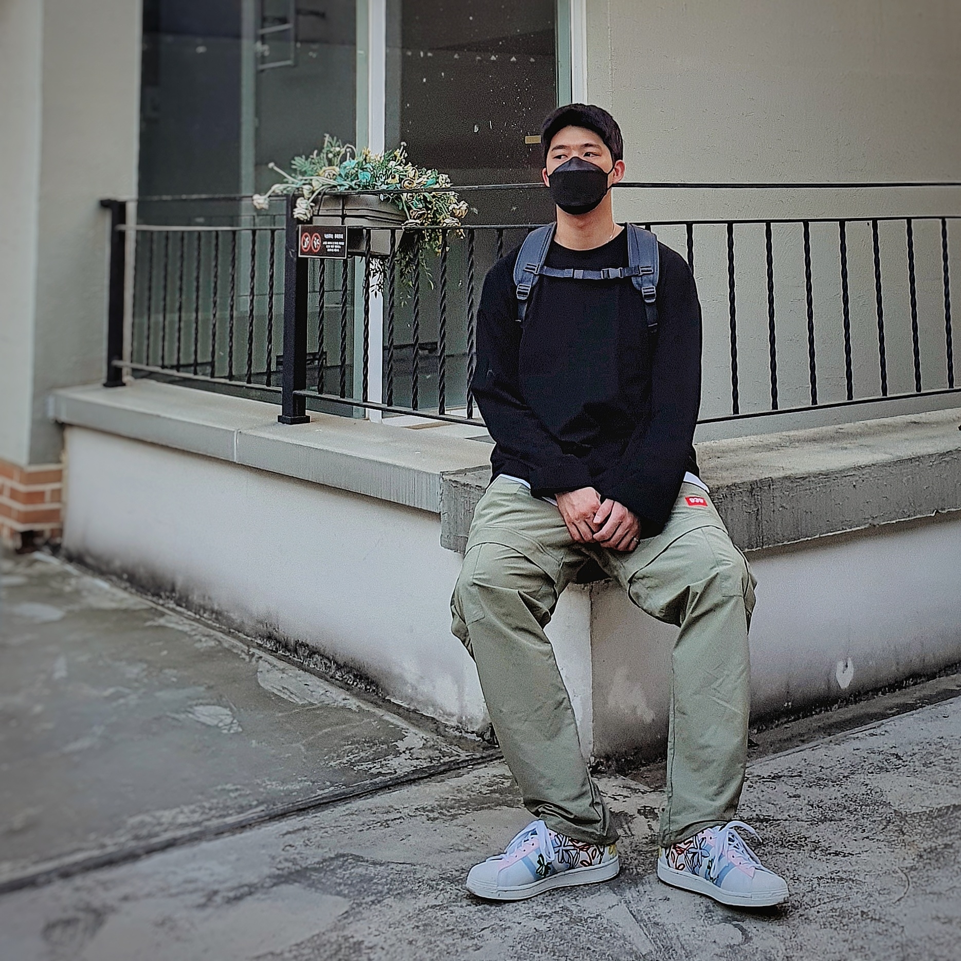 Adidas x Sean Wotherspoon Superstar Superearth 착용 스타일 - 2