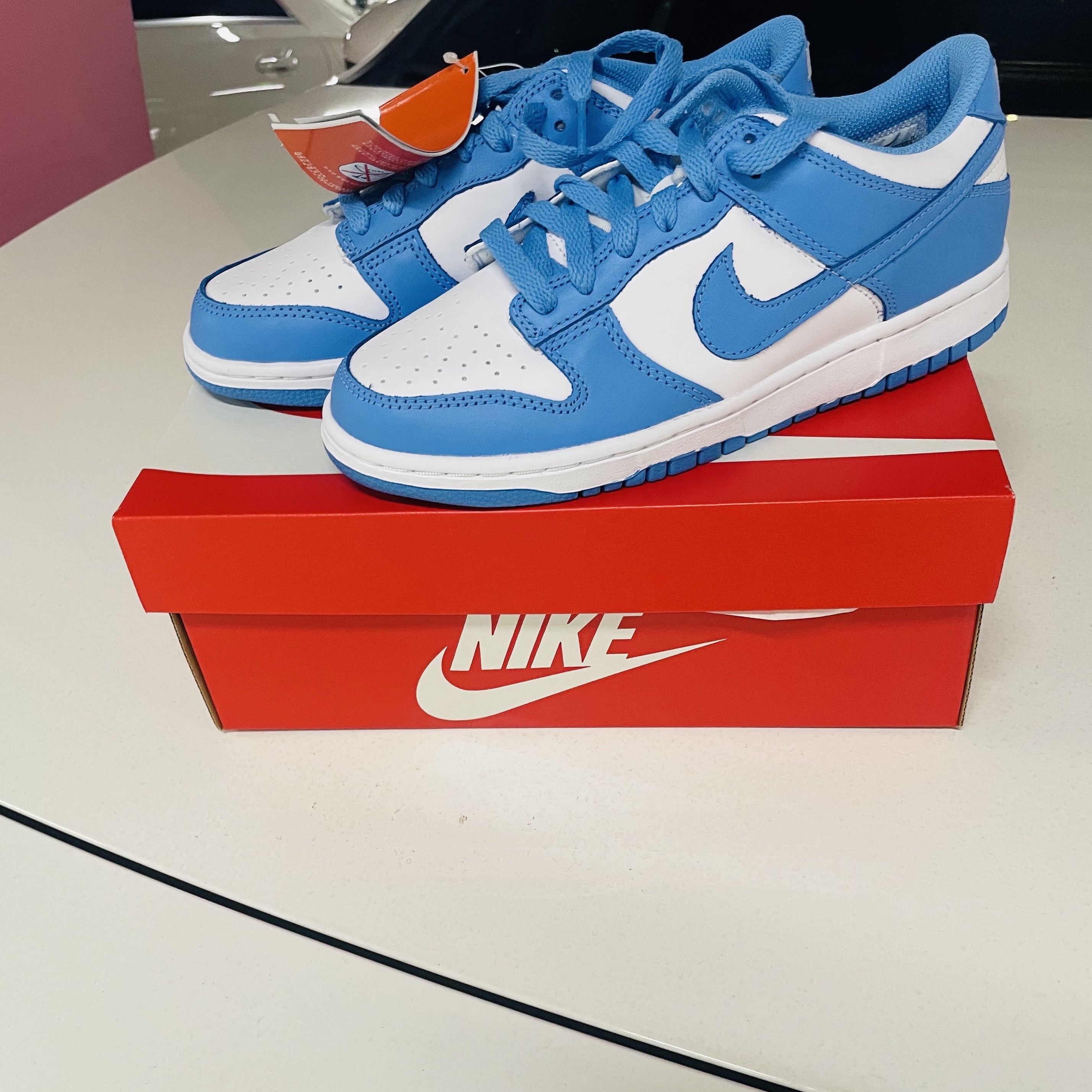 Nike Dunk Low Retro University Blue 착용 스타일