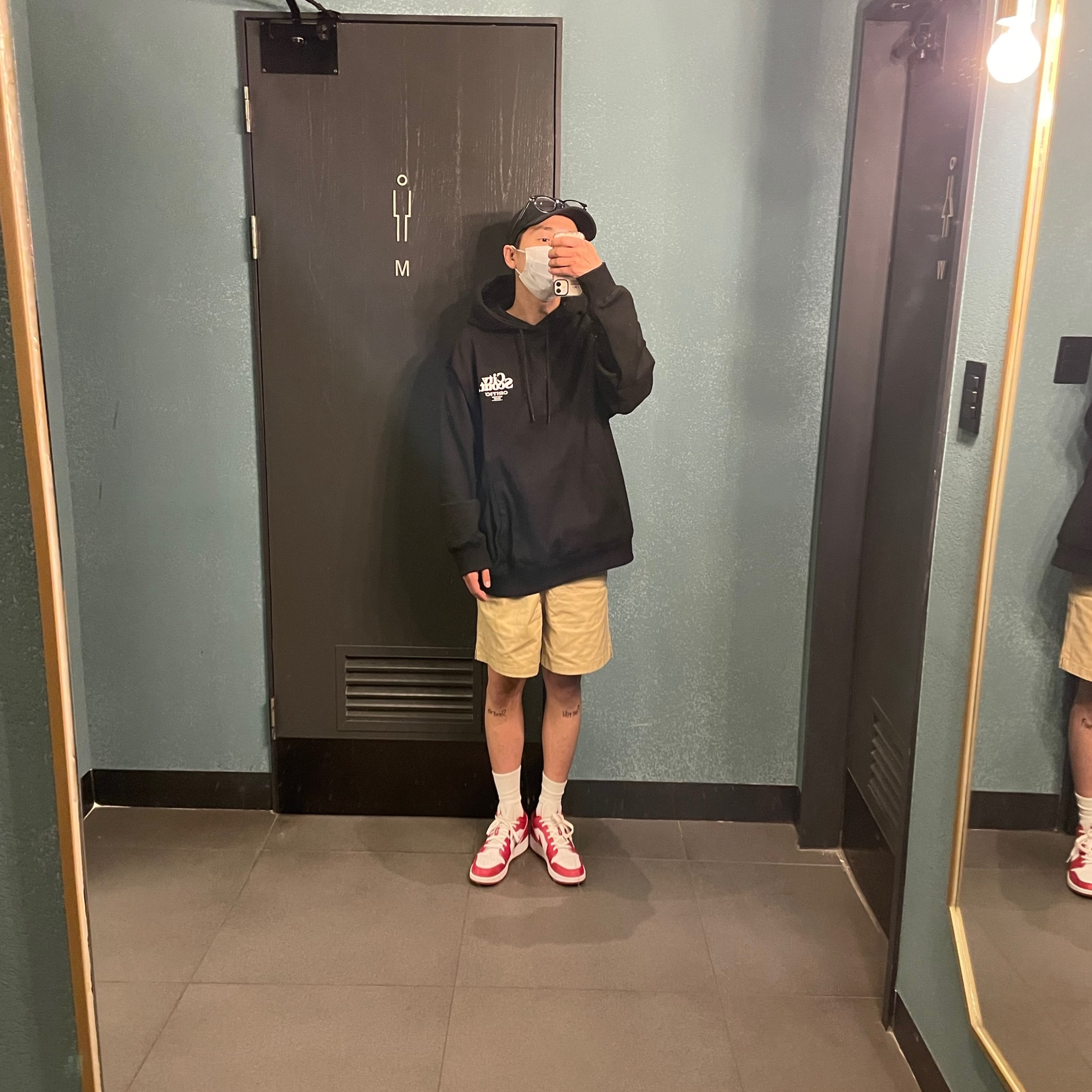 (GS) Jordan 1 Low Gym Red White, Nike x Drake Nocta NRG AU L91 Cap 착용 스타일