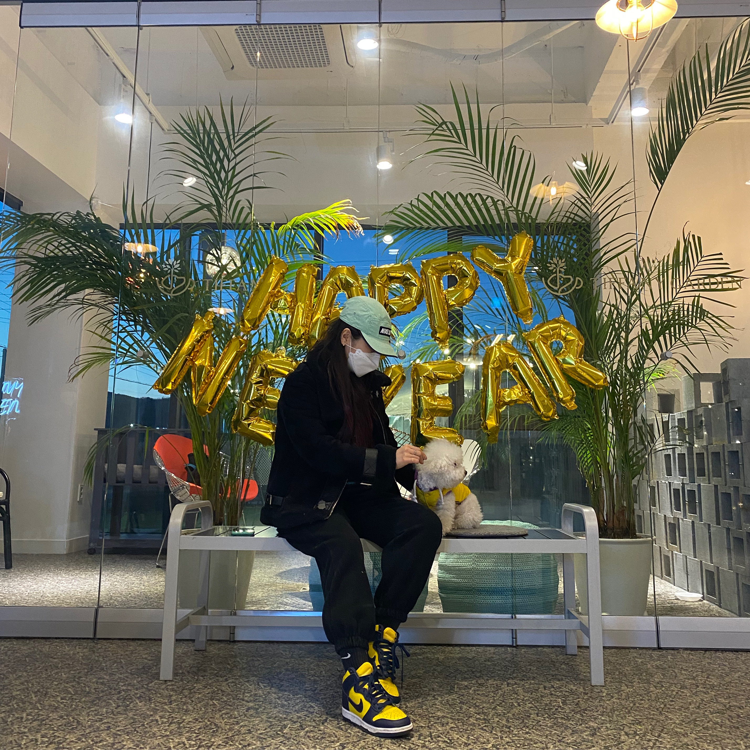 Nike Dunk High SP Maize & Blue 착용 스타일