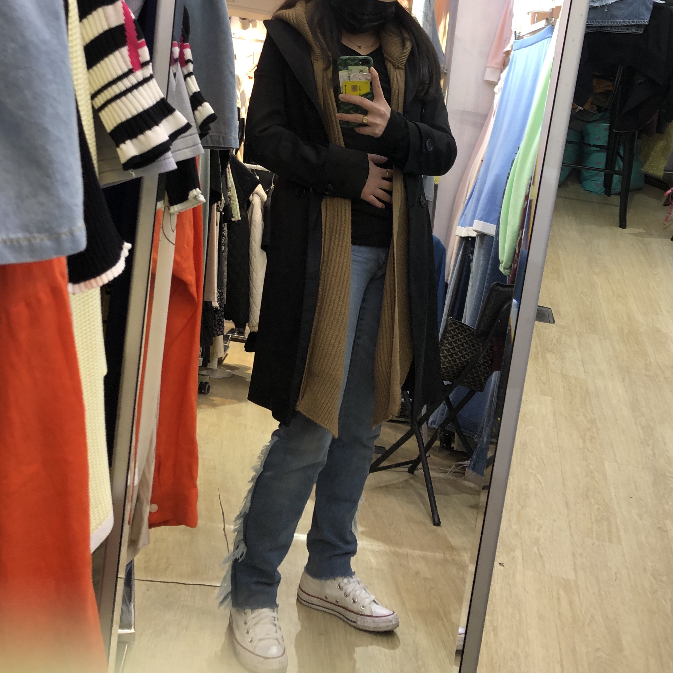 Converse x 10 Corso Como Seoul 10th Anniversary Chuck 70 High Parchment 착용 스타일