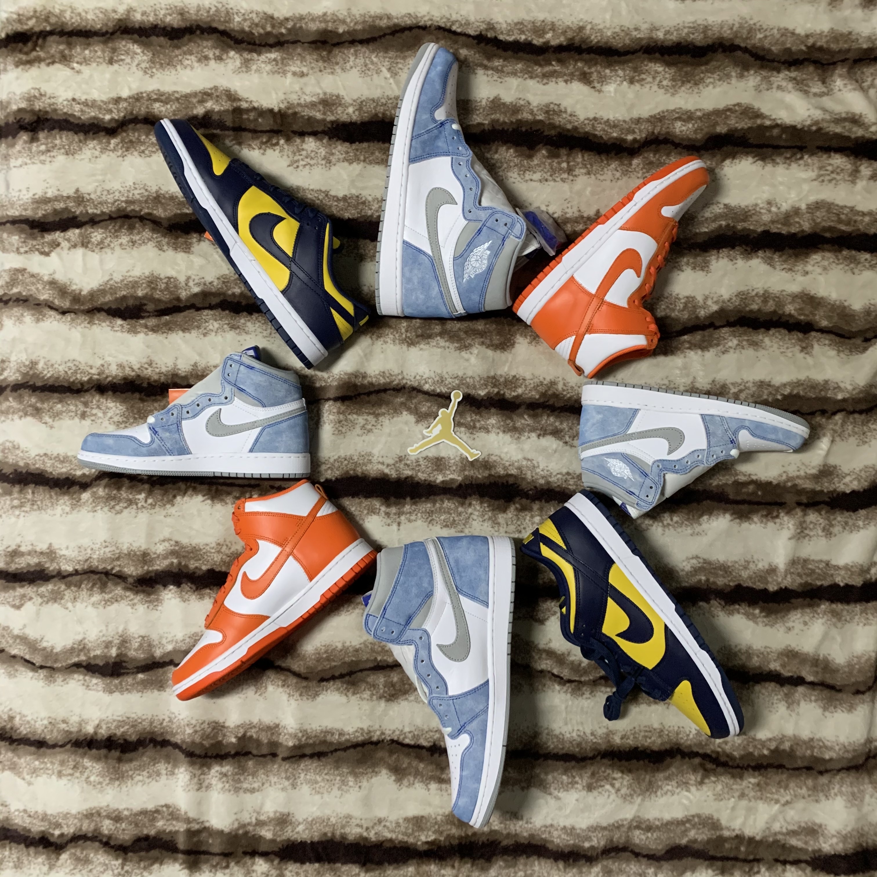 Jordan 1 Retro High OG Hyper Royal, (GS) Jordan 1 Retro High OG Hyper Royal 착용 스타일