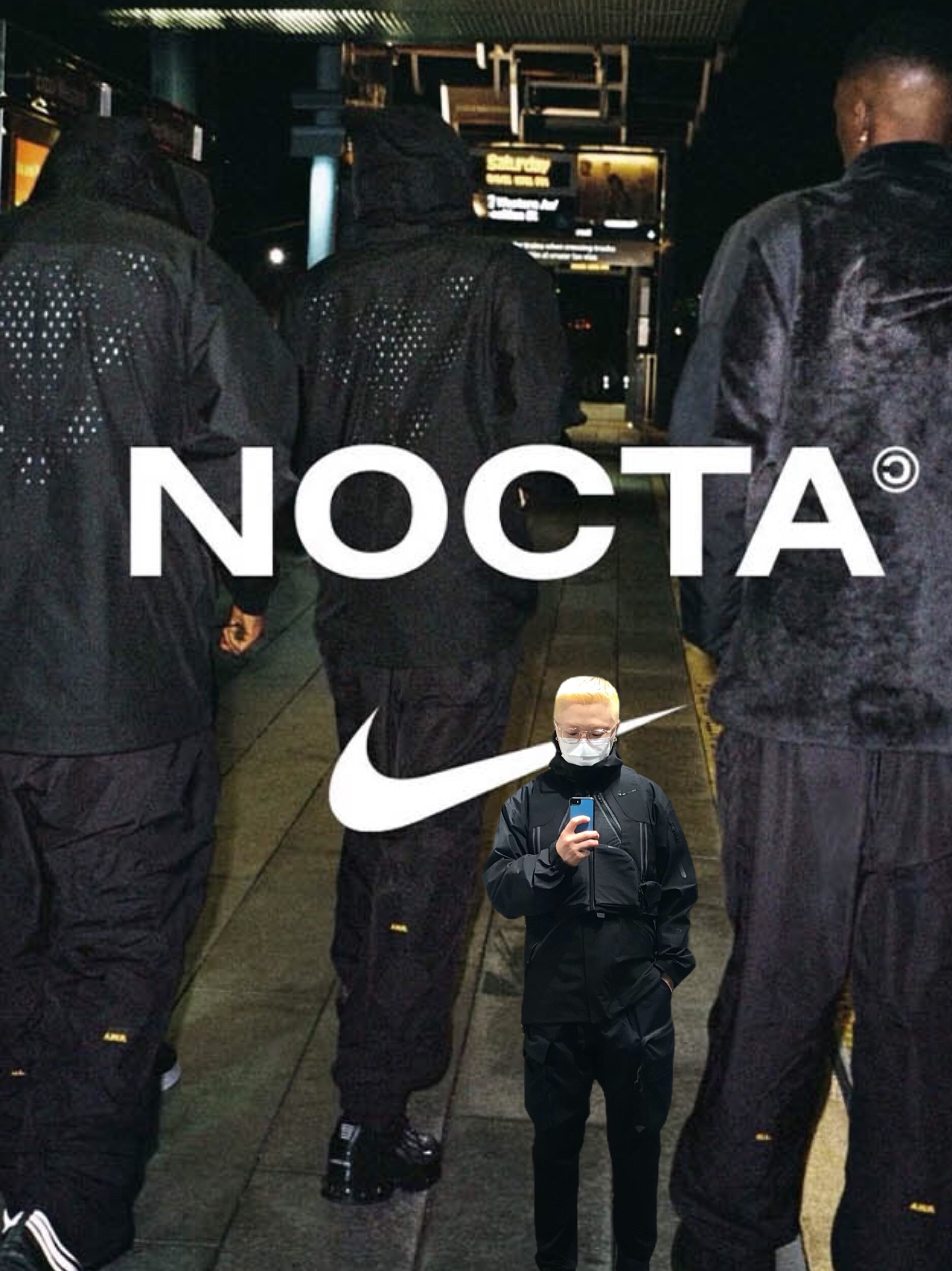 Nike x Drake Nocta NRG Tech Jacket - US/EU, Nike x Drake Nocta NRG Vest - US/EU 착용 스타일