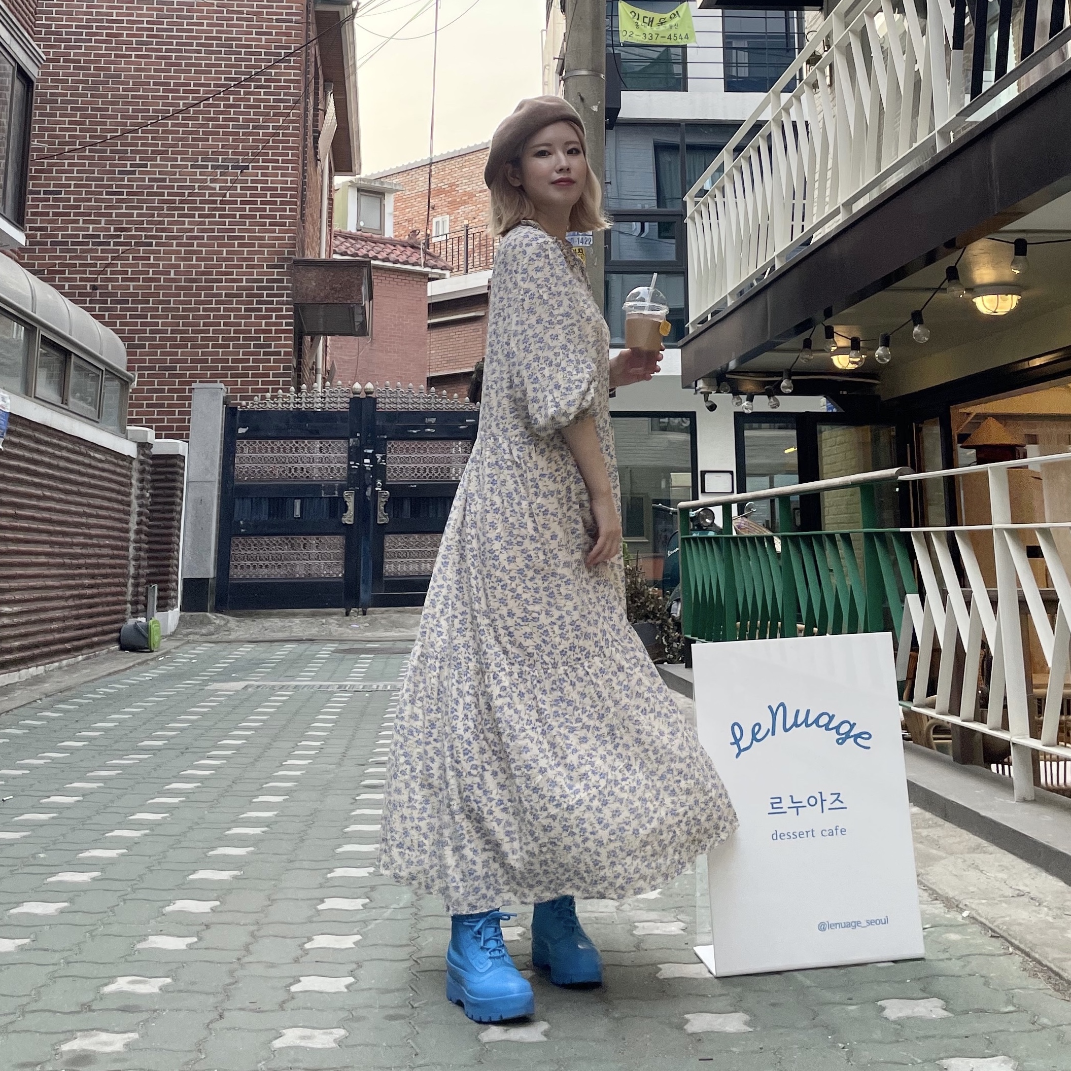 Converse x Ambush Chuck Taylor All Star Duck Boot Blithe 착용 스타일 - 3