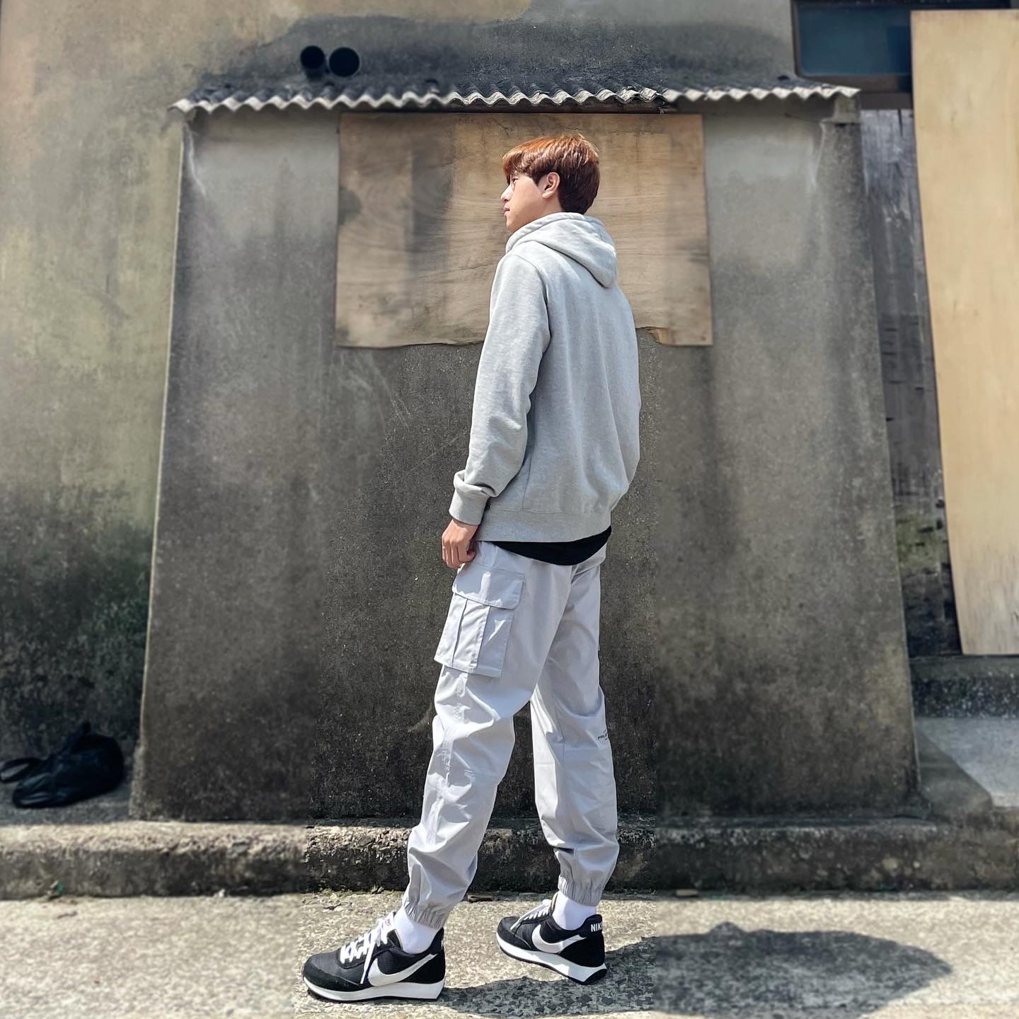 Nike Air Tailwind 79 Black White 착용 스타일 - 1