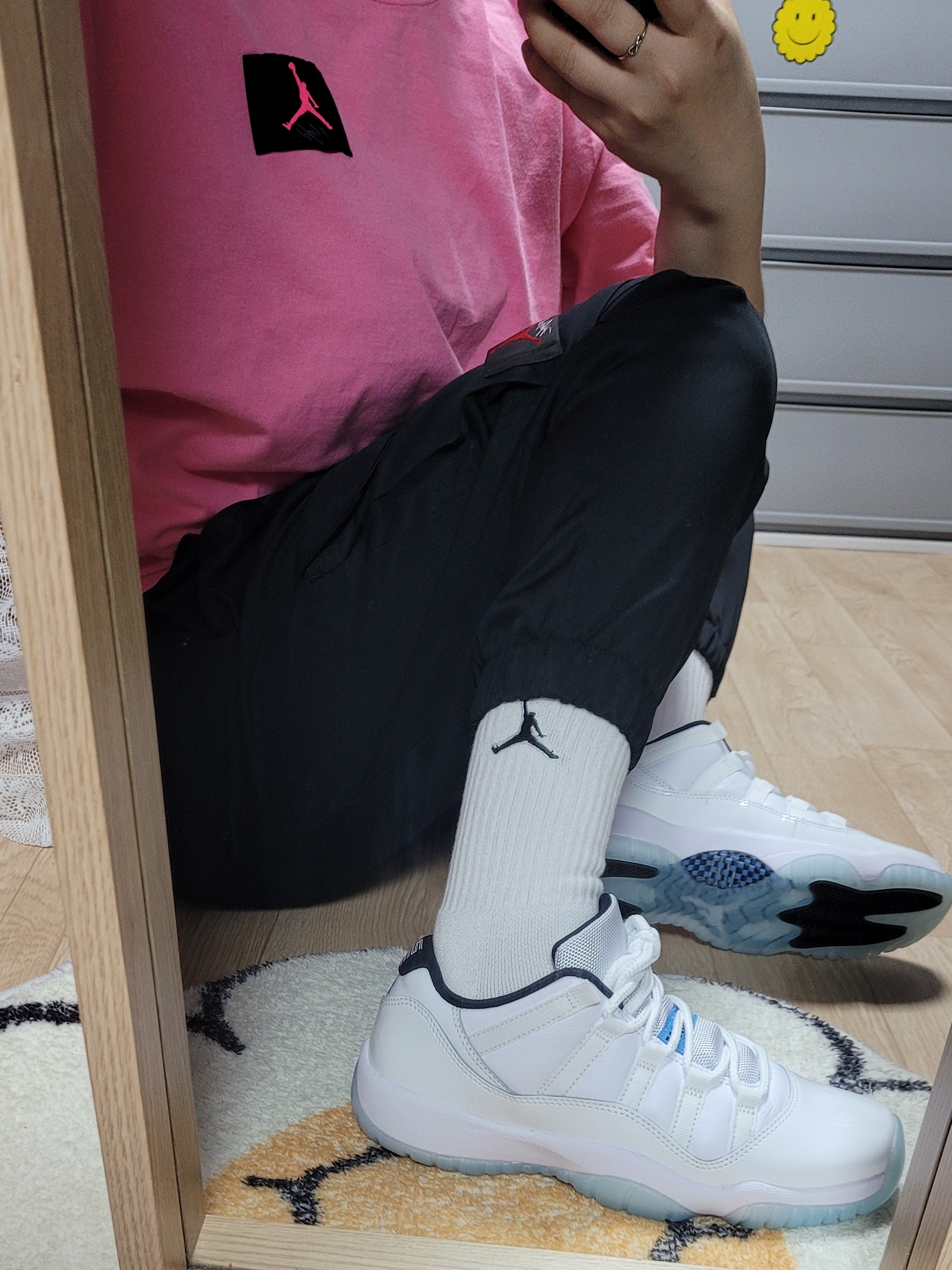 (GS) Jordan 11 Retro Low Legend Blue ์ฐฉ์ฉ ์คํ์ผ