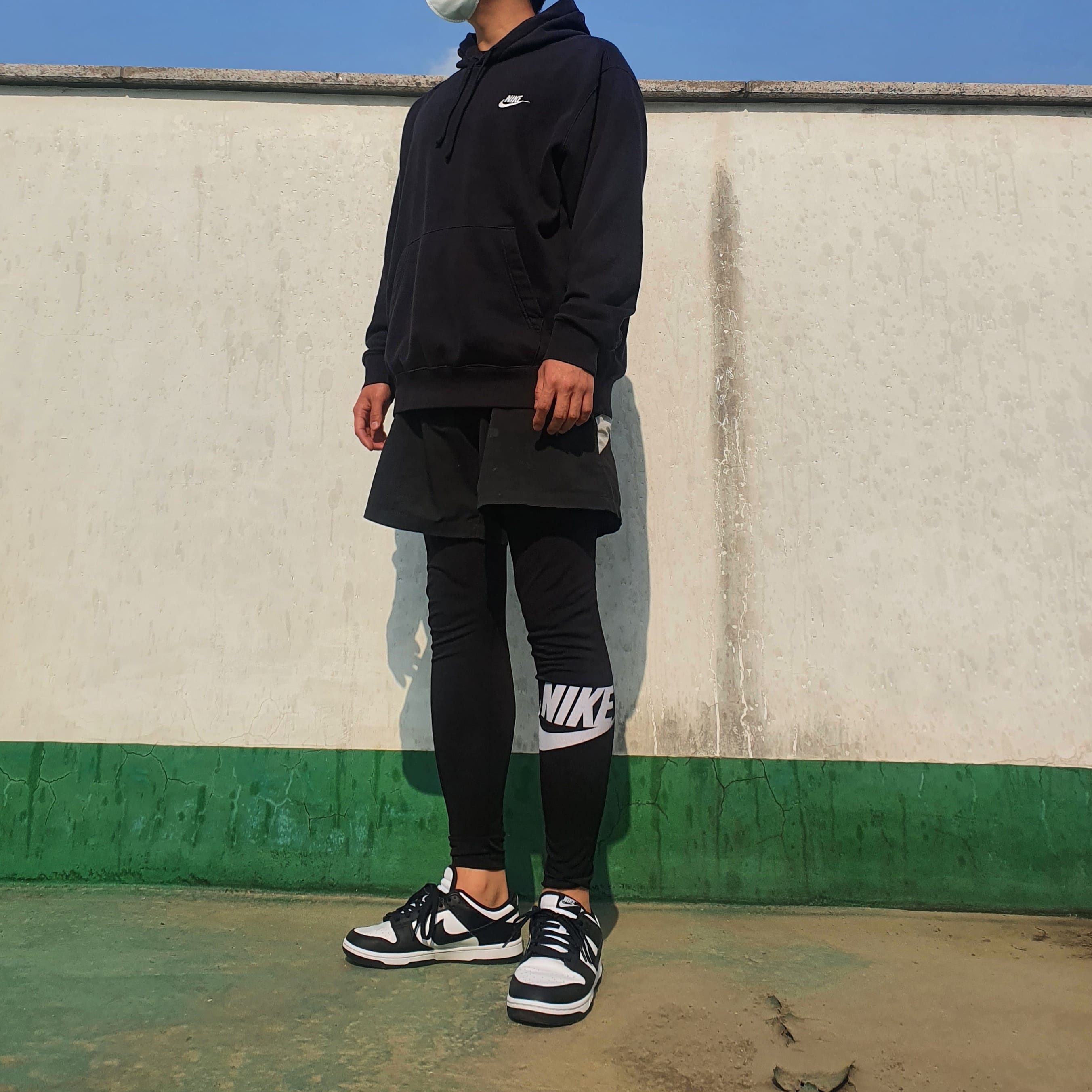 Nike Dunk Low Retro Black 착용 스타일