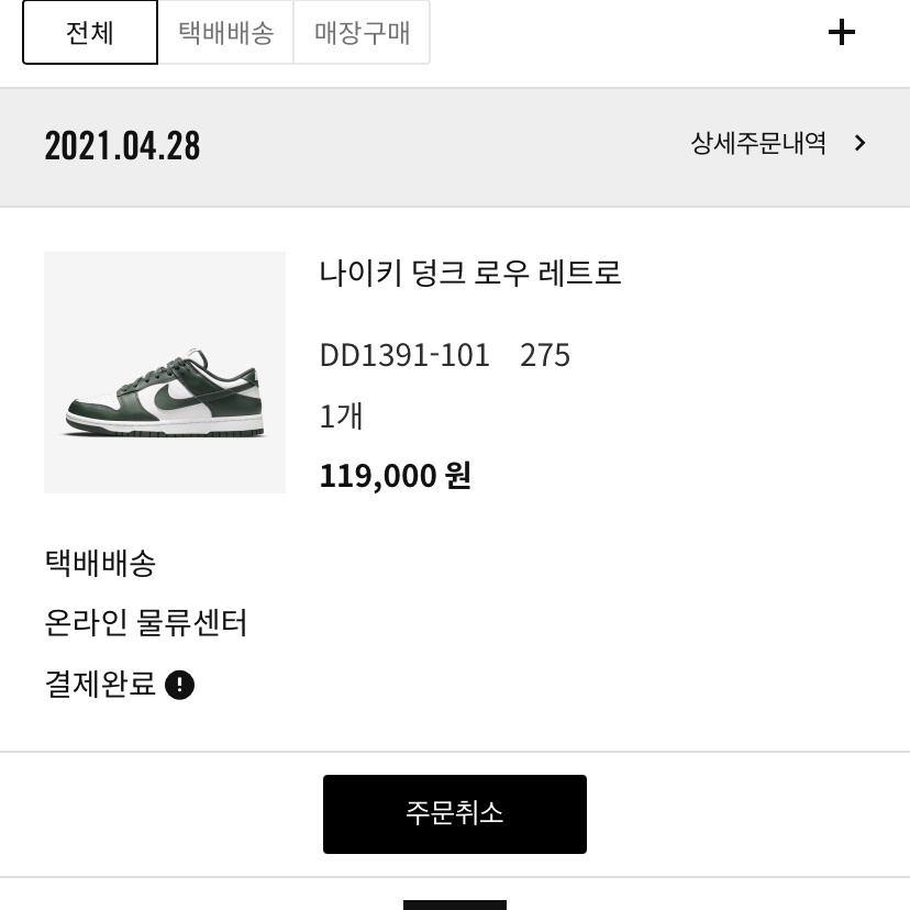 Nike Dunk Low Retro Varsity Green 착용 스타일