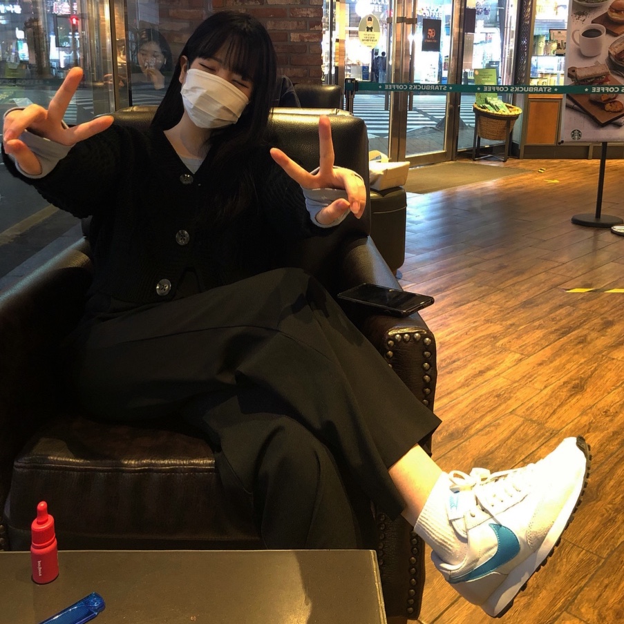 (W) Nike Daybreak Vast Grey 착용 스타일